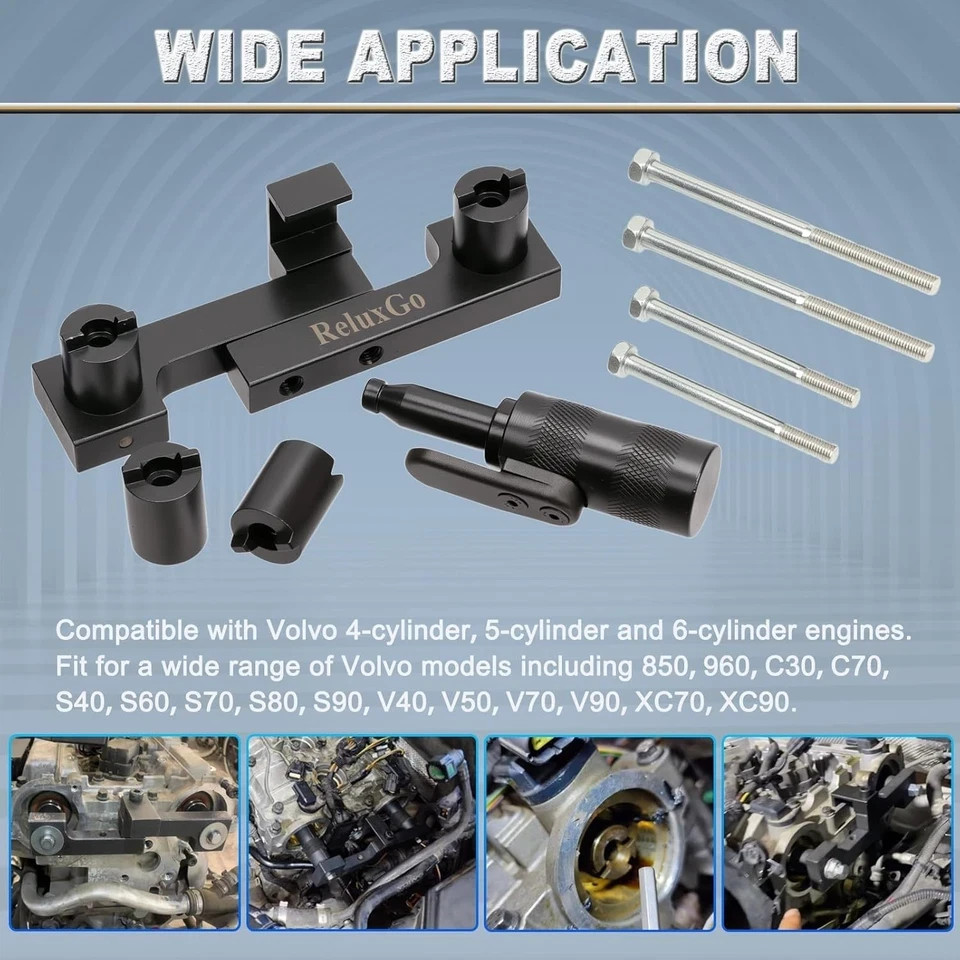 Camshaft & Crankshaft Timing Locking Tool Kit, Compatible with Volvo S40 S60...