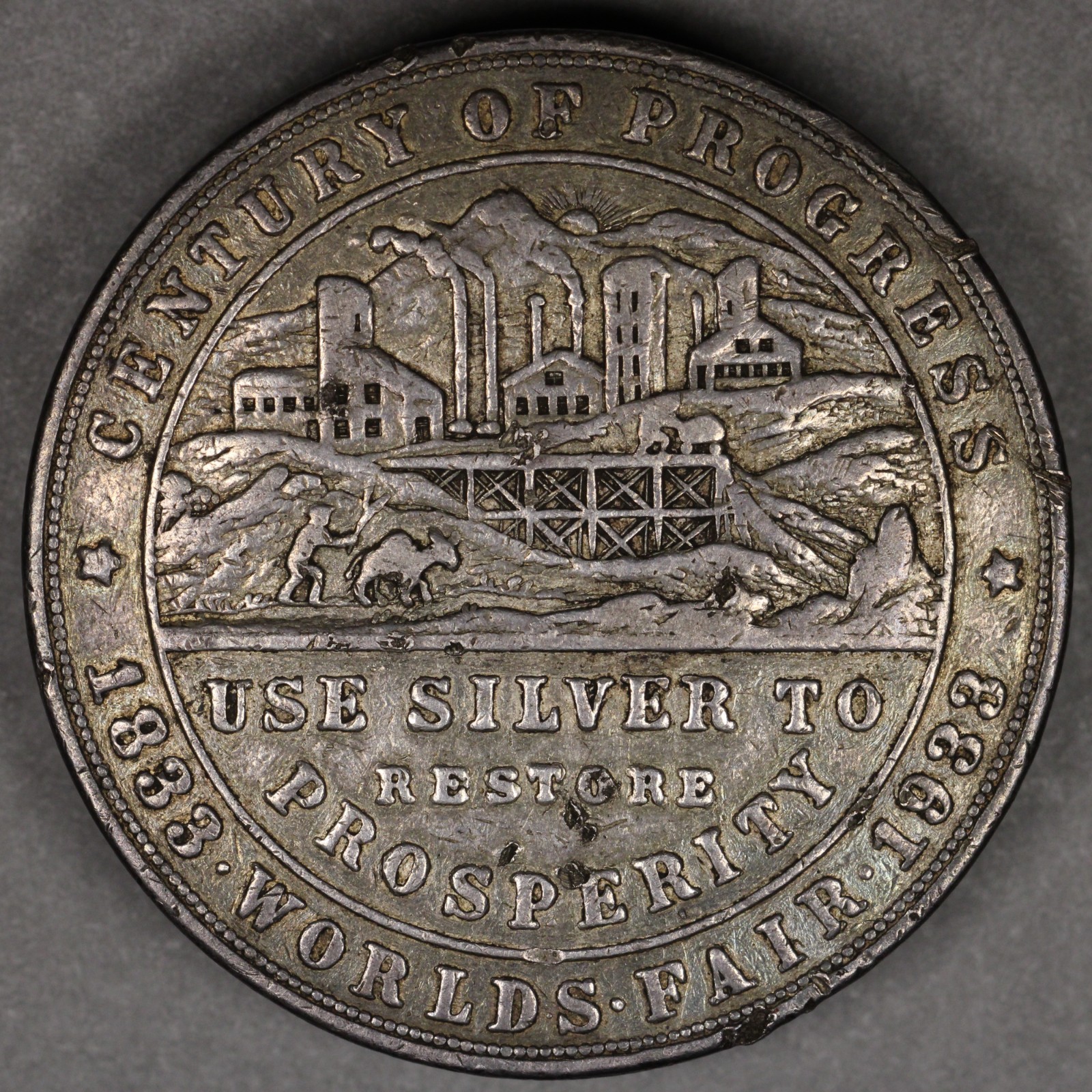 1933 Century of Progress Colorado So Called Dollar HK-870