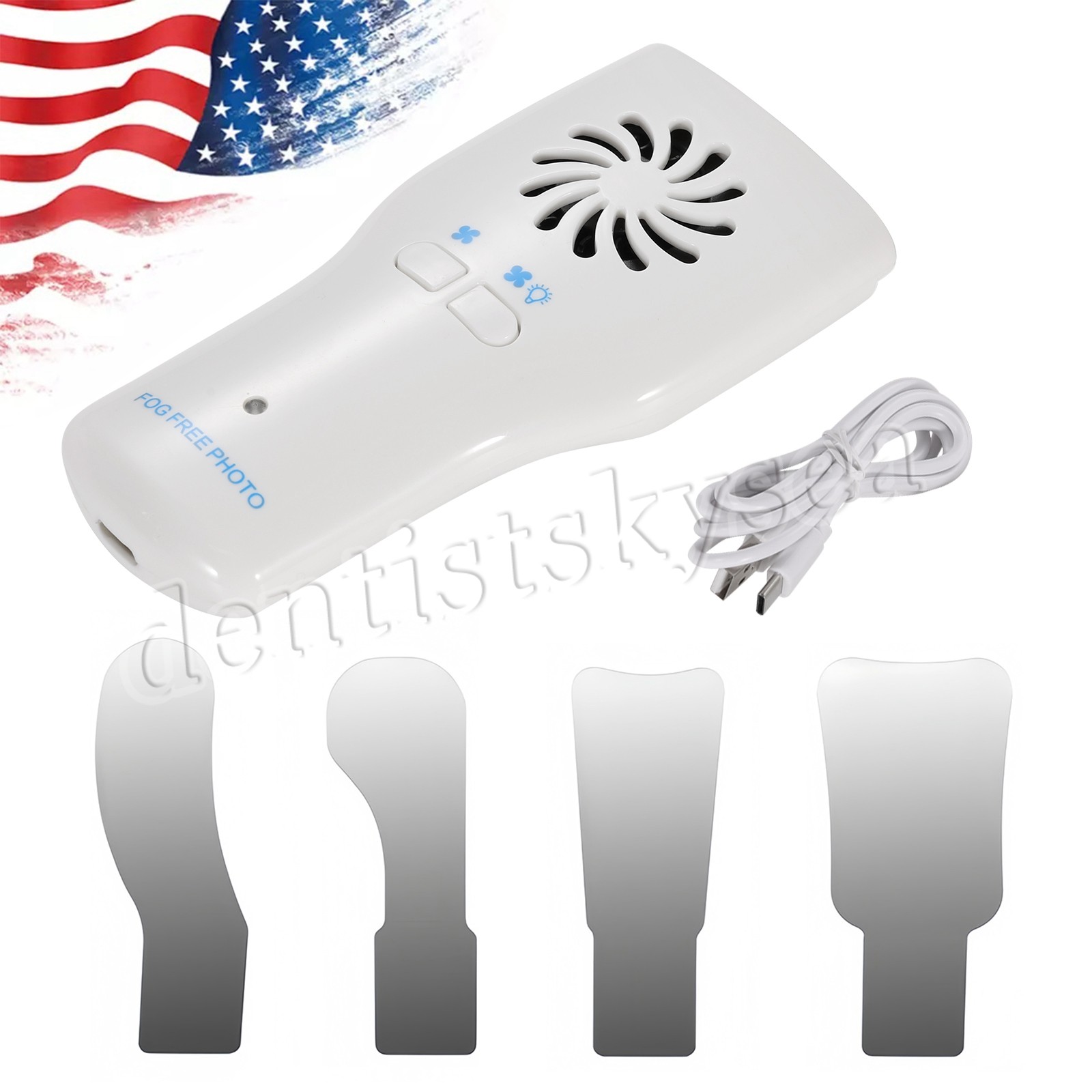 Dental LED Automatic Anti-fog Mirrors for oral photography Reflector Defog DT