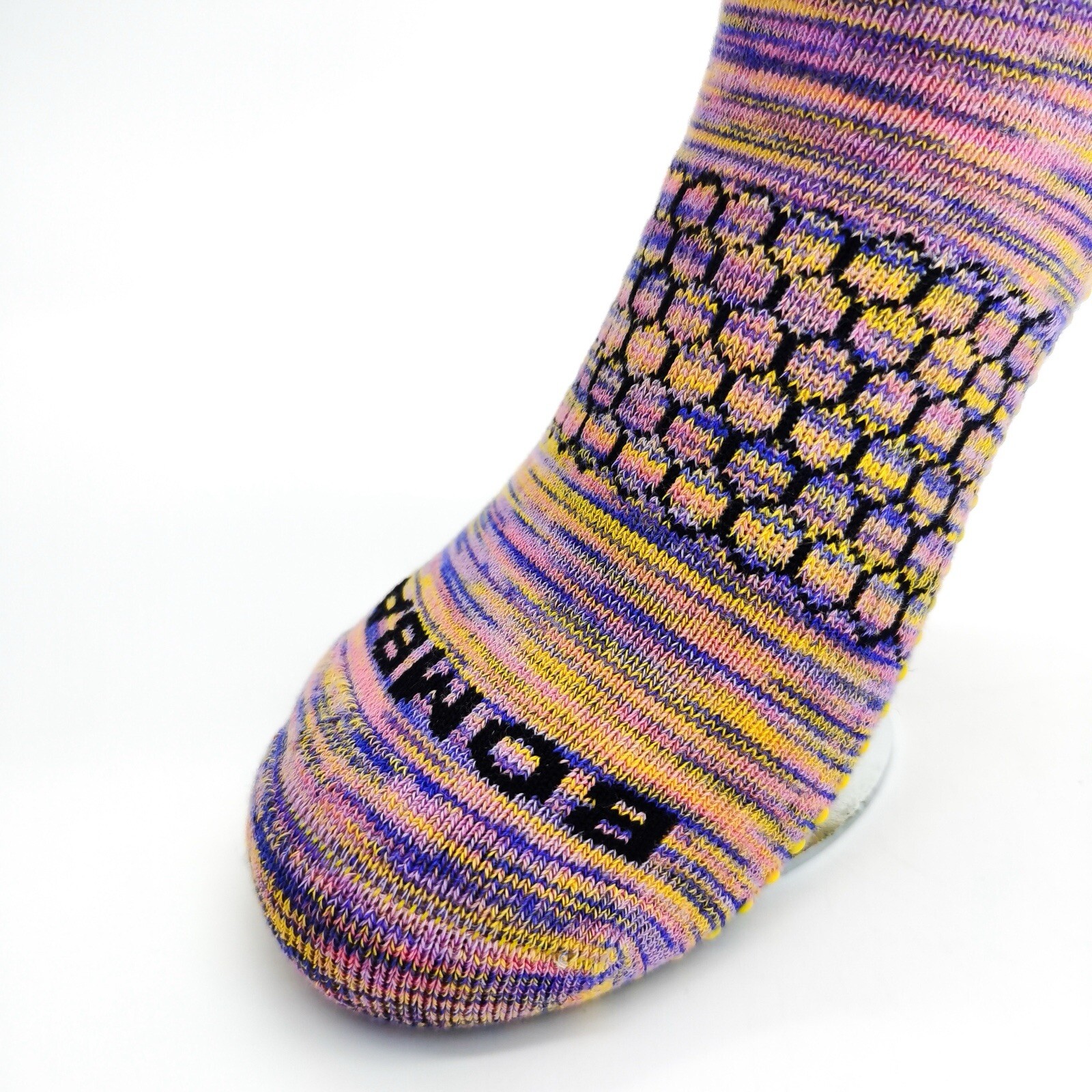 4 pairs BOMBAS Women's Performance Gripper Honeycomb Crew Socks size Small