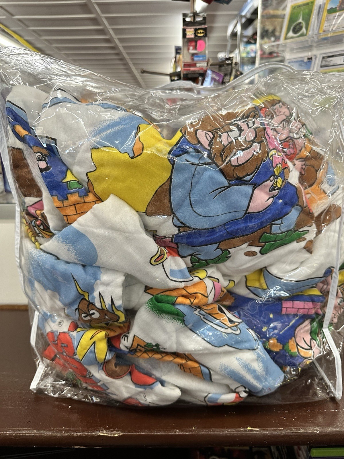 Vintage 1988 Nintendo Super Mario Bros And Zelda Twin Comforter Not Mint