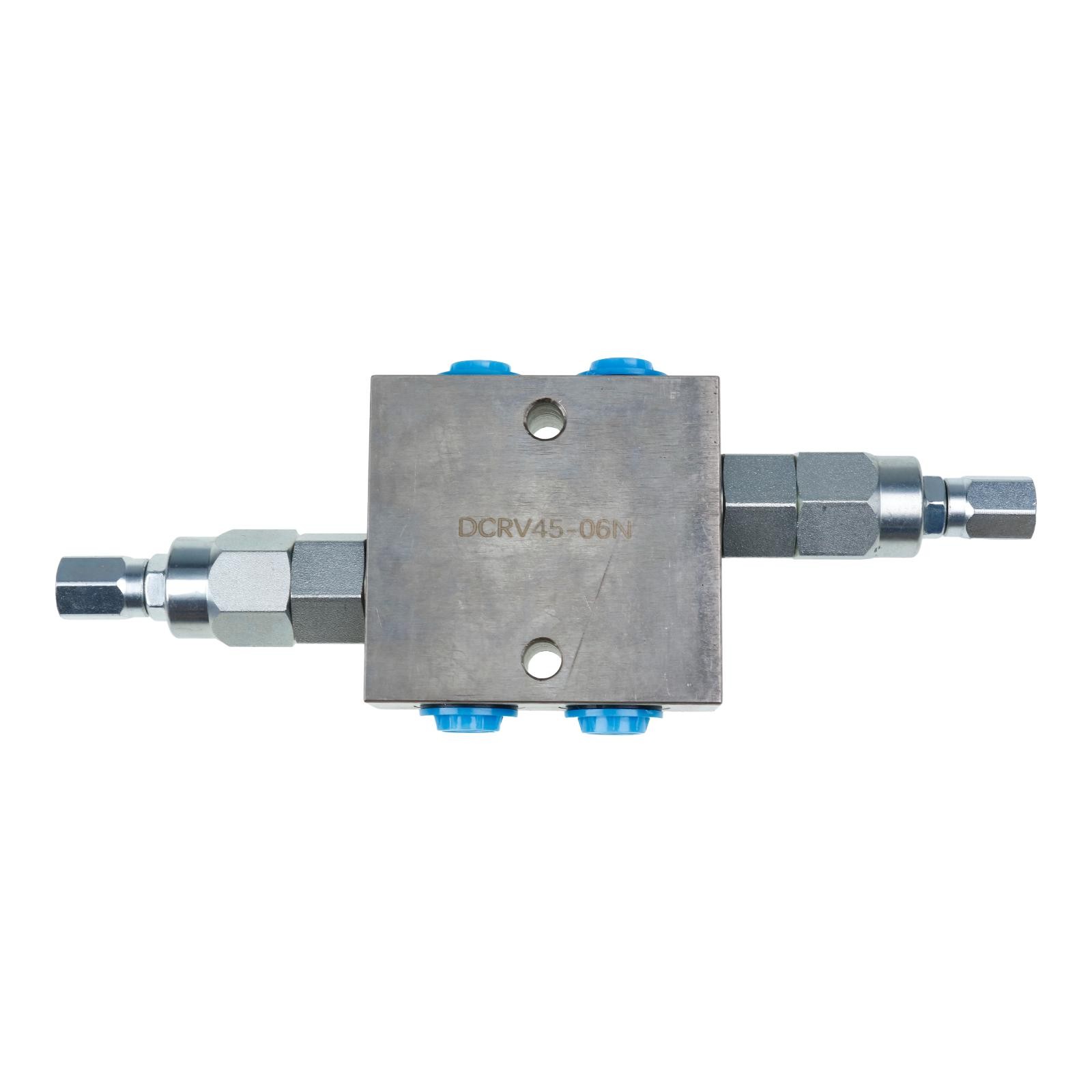 DCRV45-06N Dual Crossover Hydraulic Relief Cushion Valve 3/8" NPT 12 GPM