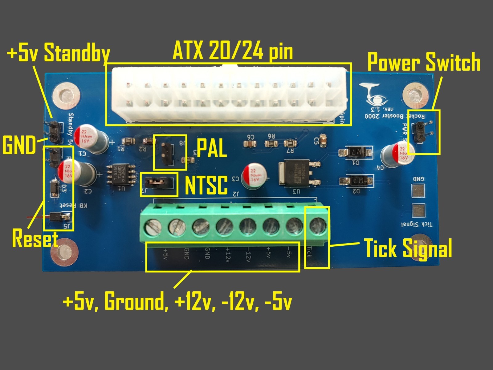 Amiga 2000 / 3000 ATX Power Adapter