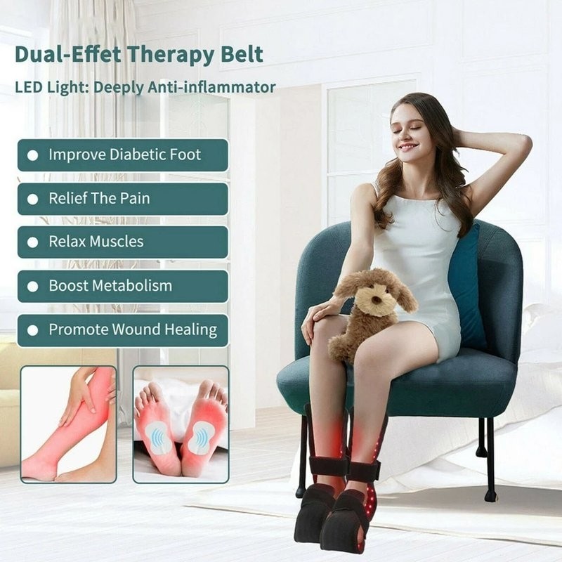 Red Light Therapy for Feet, Infrared Light Therapy Device for Body w/ Pulse Mode