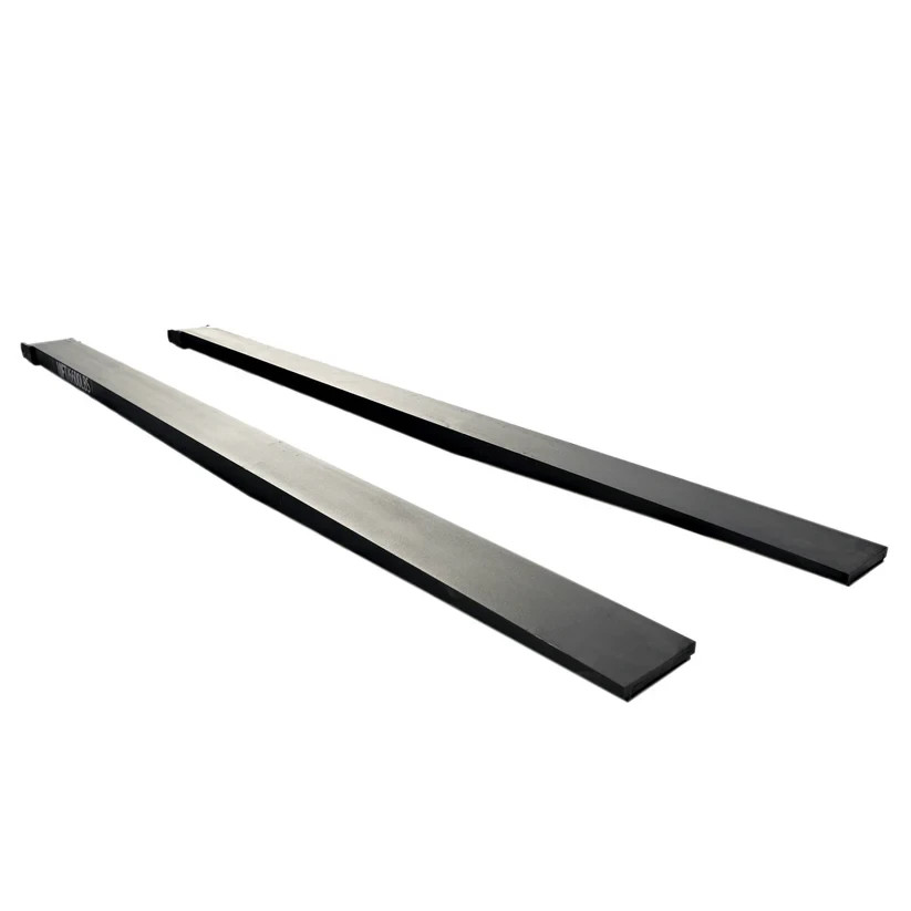 10FT Industrial Forklift Fork Extensions Black | All-Welded Steel | 6,600 lb