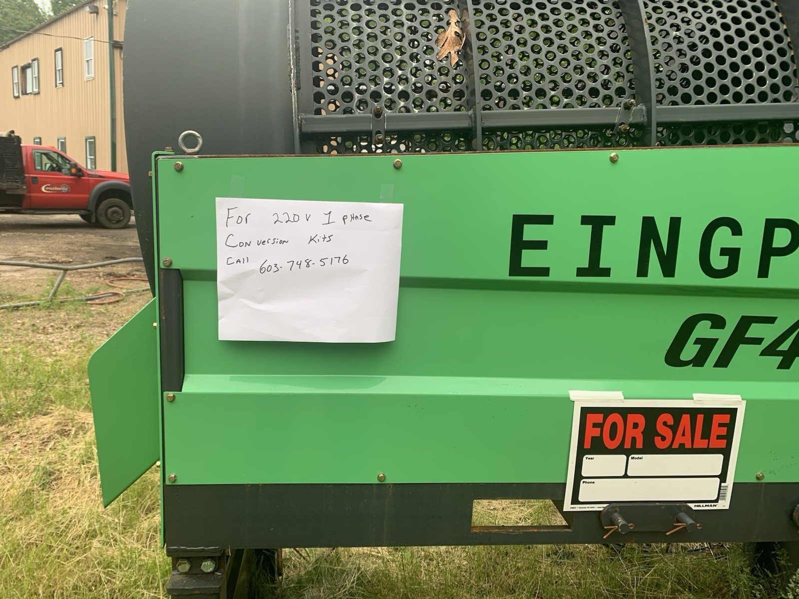 GF480 Soil Dirt Rotary Trommel Screen ￼480v 3ph To 220v 1ph Conversion Kit