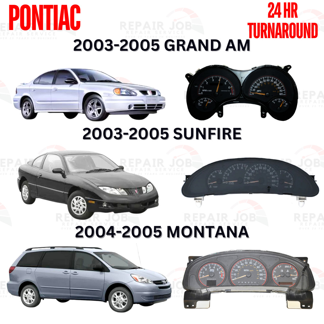 03-07 GM Chevrolet Silverado Tahoe Instrument Gauge Cluster FULL REPAIR SERVICE