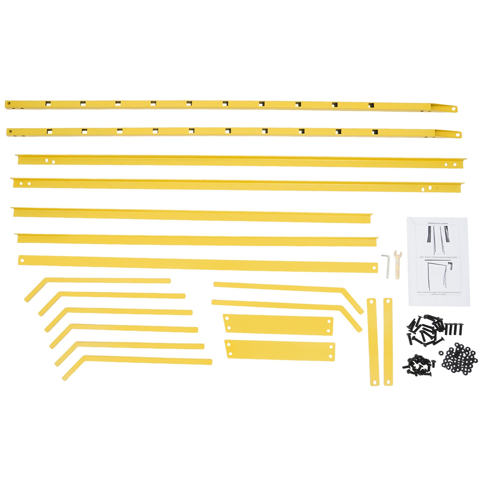 4 Tier Steel Horizontal Lumber Storage Rack Adjustable Storage Cantilever Rack