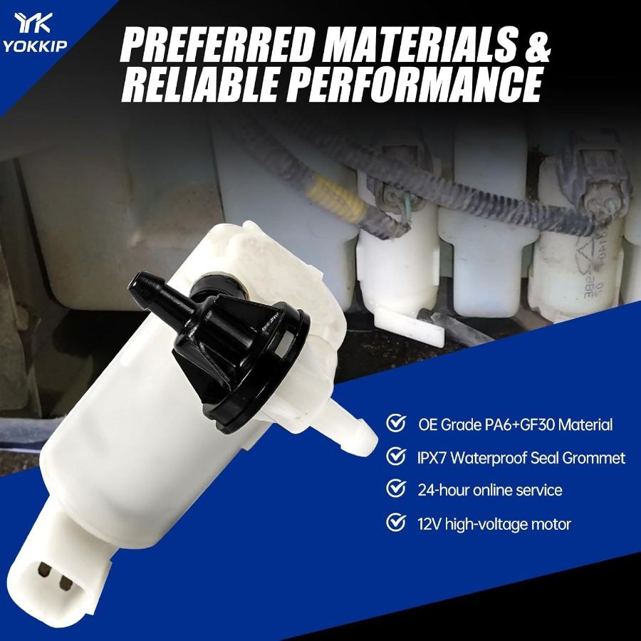 Windshield Washer Pump - Replacement for Replacement for - Nissan 2007-2017