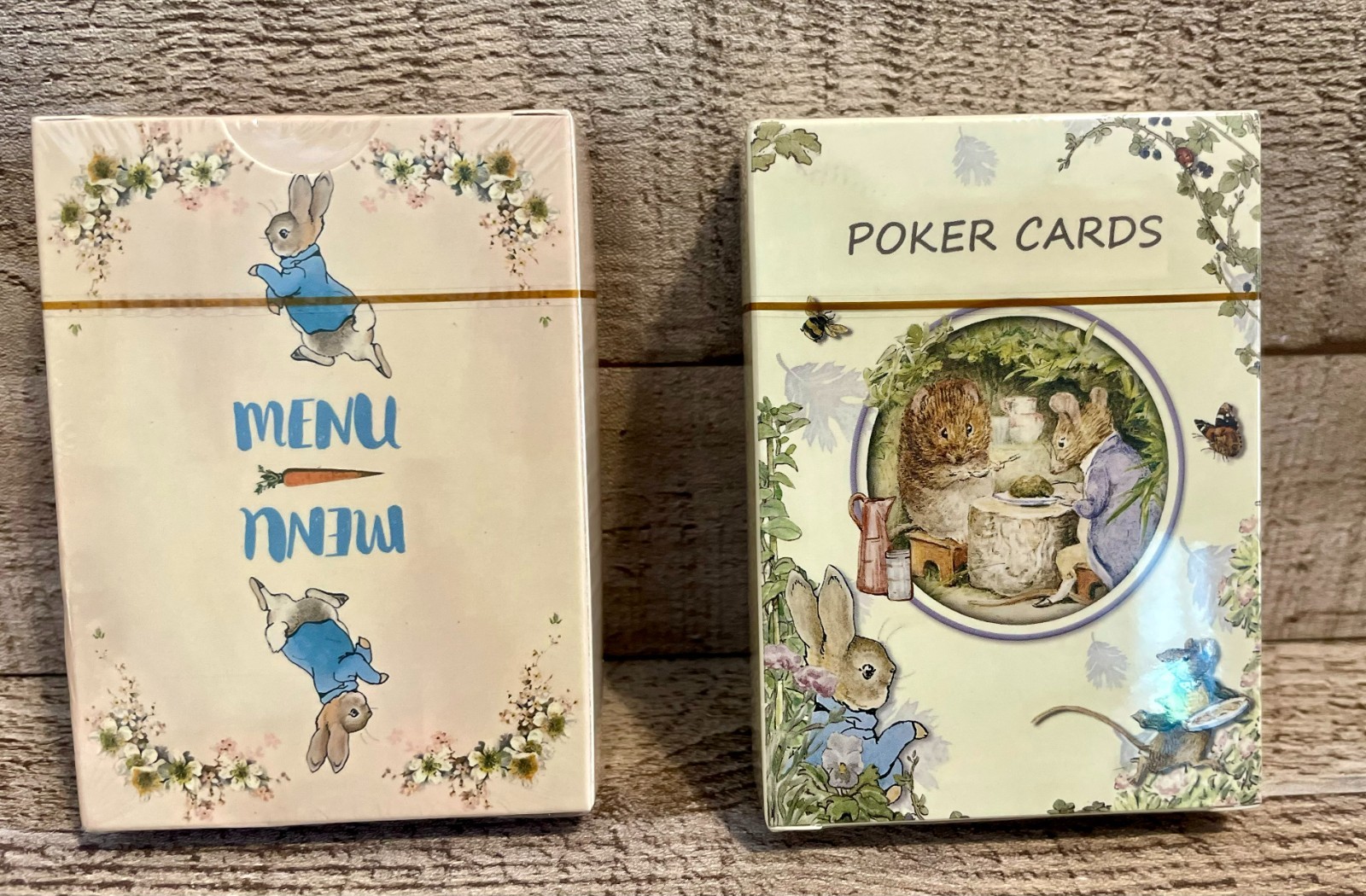 Easter Peter Rabbit Poker Poker Playing Deck of Cards X 2 Styles