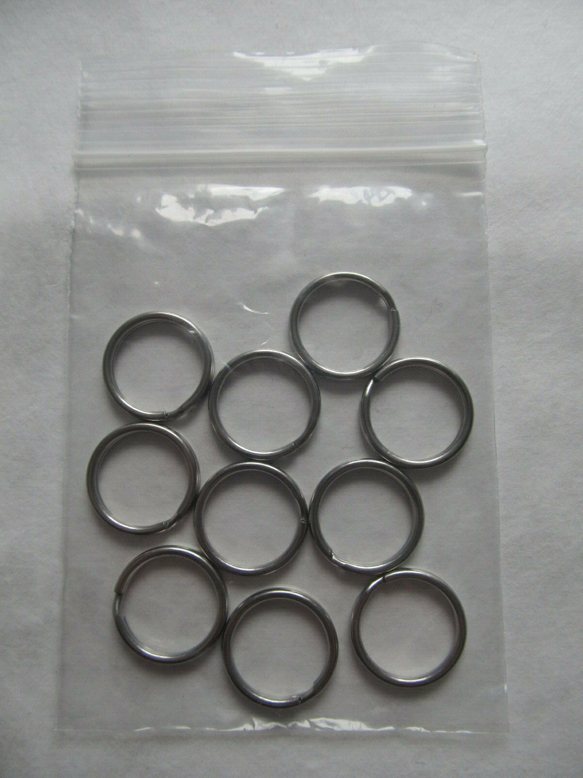 20mm 316 Stainless Steel Key Rings HEAVY DUTY Split Fishing Scuba 10 pack 3/4"