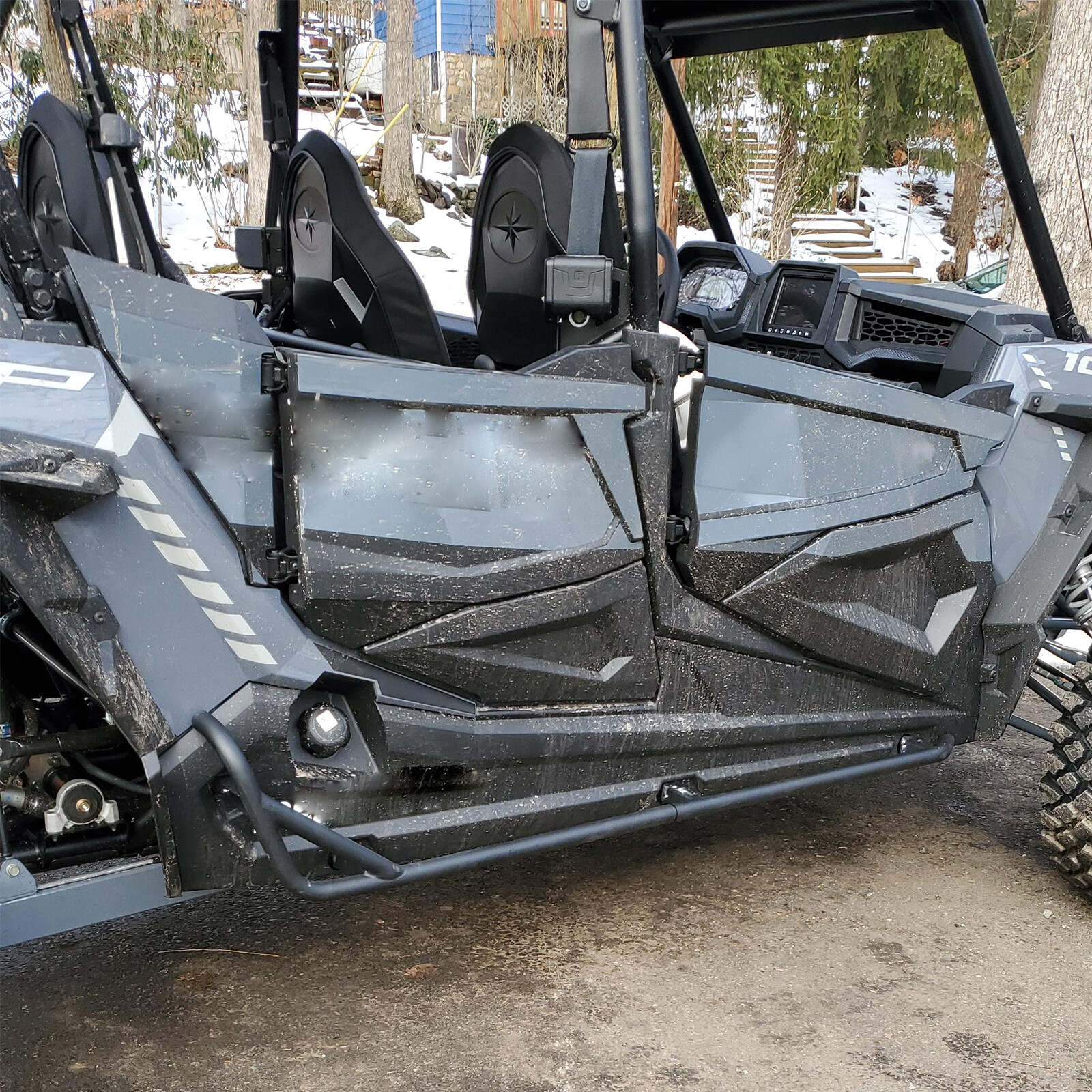 Heavy Duty Side Steps Nerf Bars For Polaris RZR XP 4 1000/ 4 900 Turbo 2015-2023