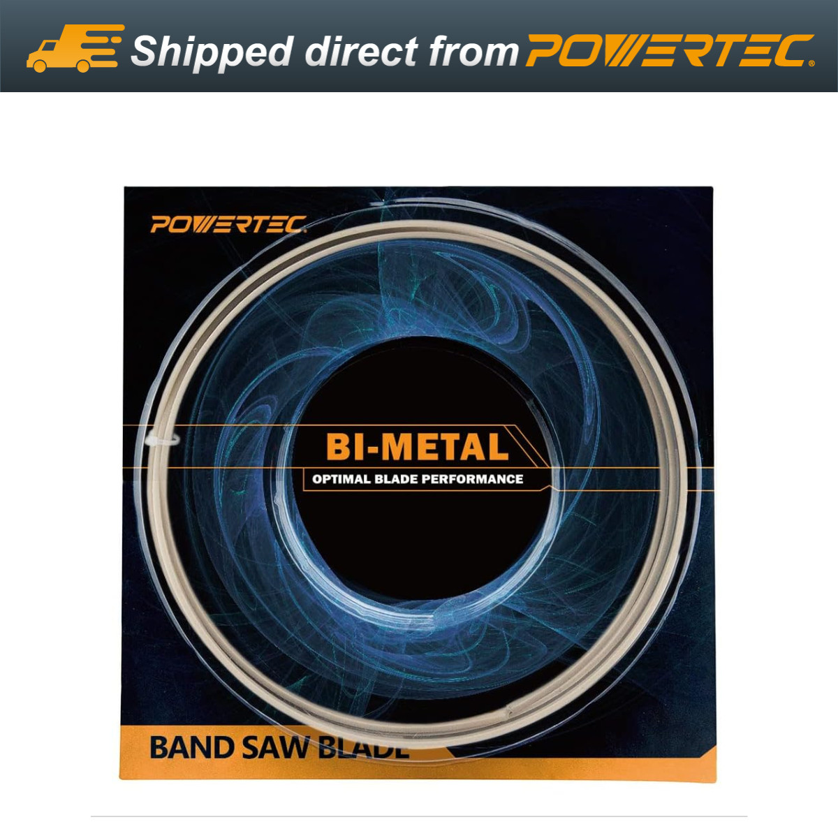 POWERTEC 93-1/2" x 1/2" x 14 TPI Bi-Metal Band Saw Blade for Delta, Grizz, Jet