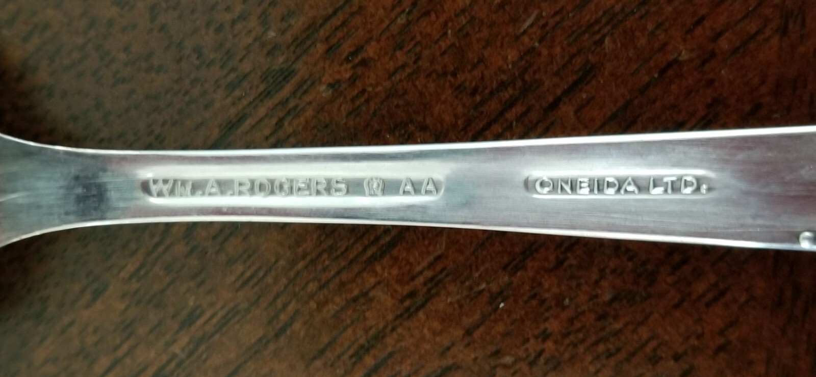 Lot of 4 Salad Forks 6 1/2" "Brittany Rose" Wm. A. Rogers Oneida Silverplate