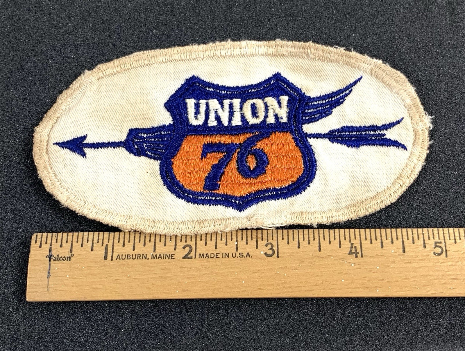 Vintage Union 76 Embroidered Patch Oil Gas Station Company