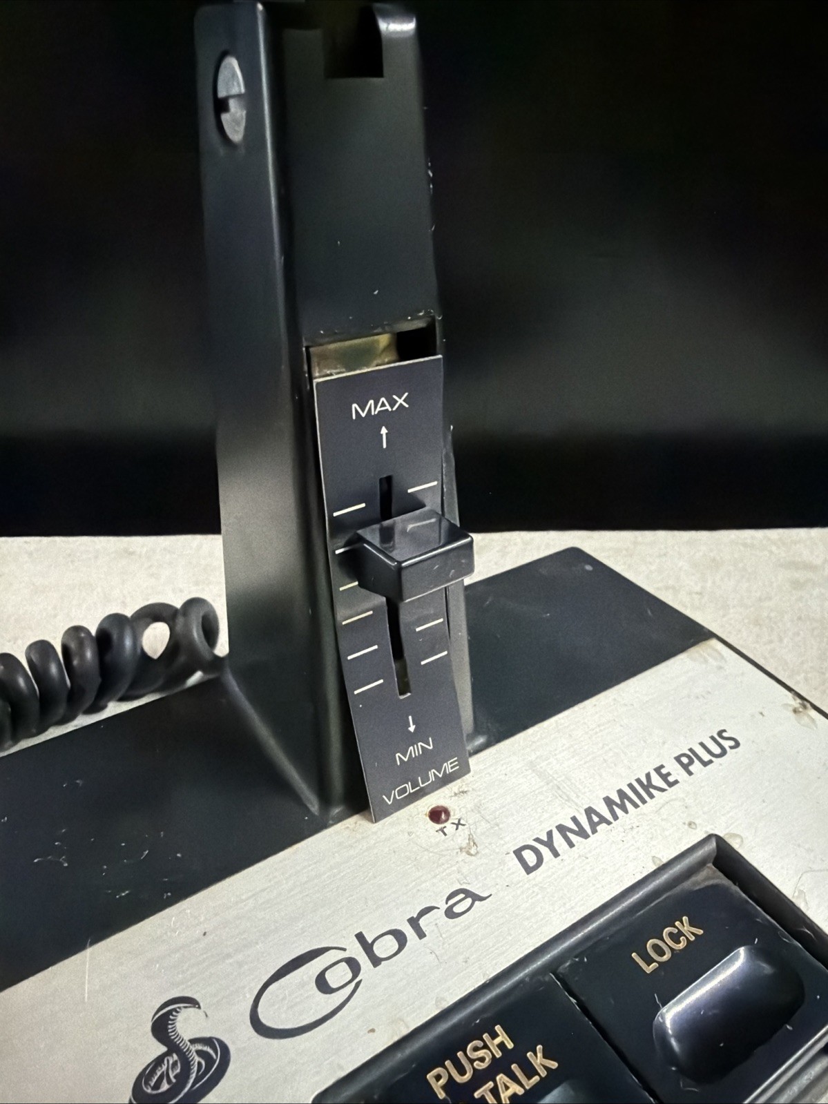 Cobra Dynamike Plus CA-60 Amplified Base Station Microphone Push to Talk Unteste