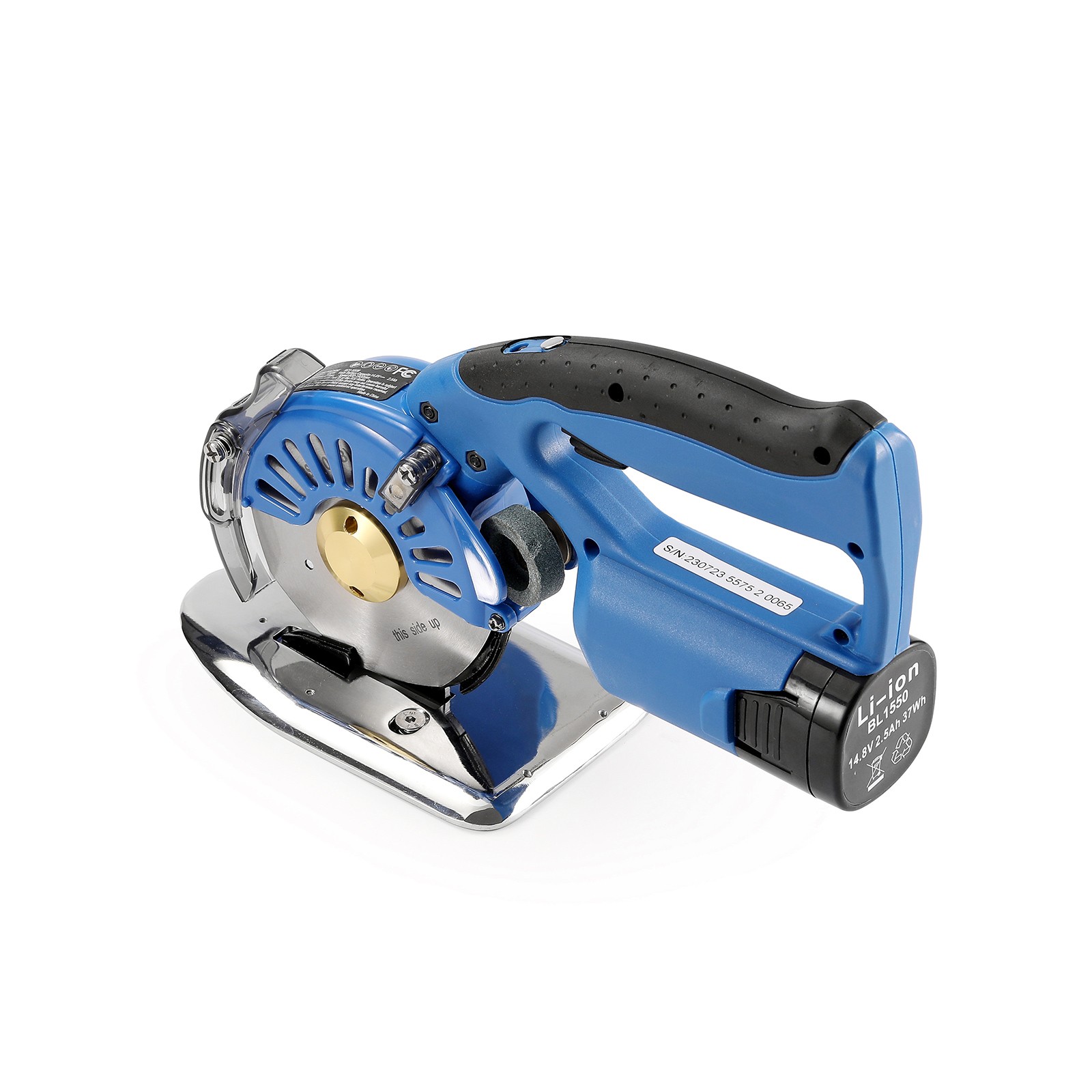 VEVOR Fabric Cutter 5-Speed Cordless Electric Rotary Fabric Cutting Machine