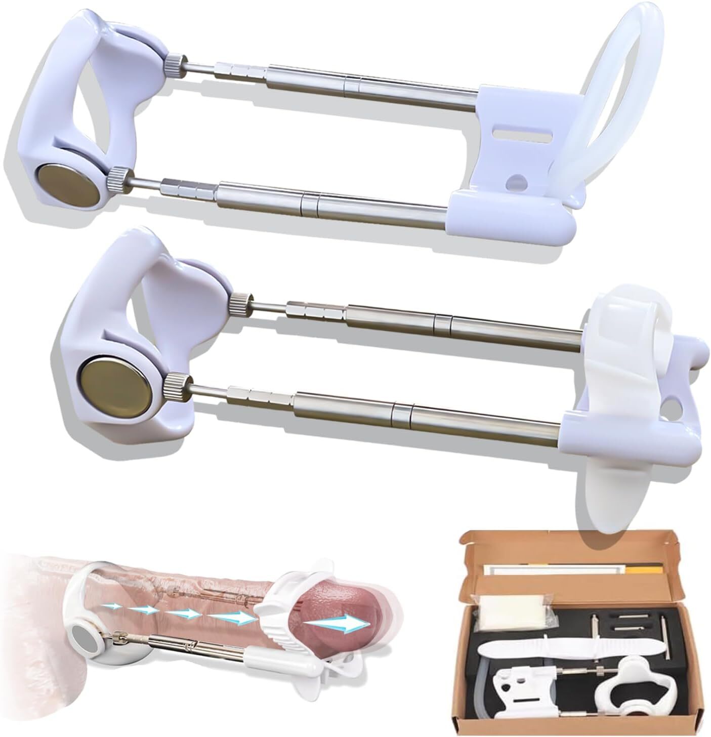 Wearable Penis Extender Stretcher Penis-Enlargement Adjustable Stretch Device