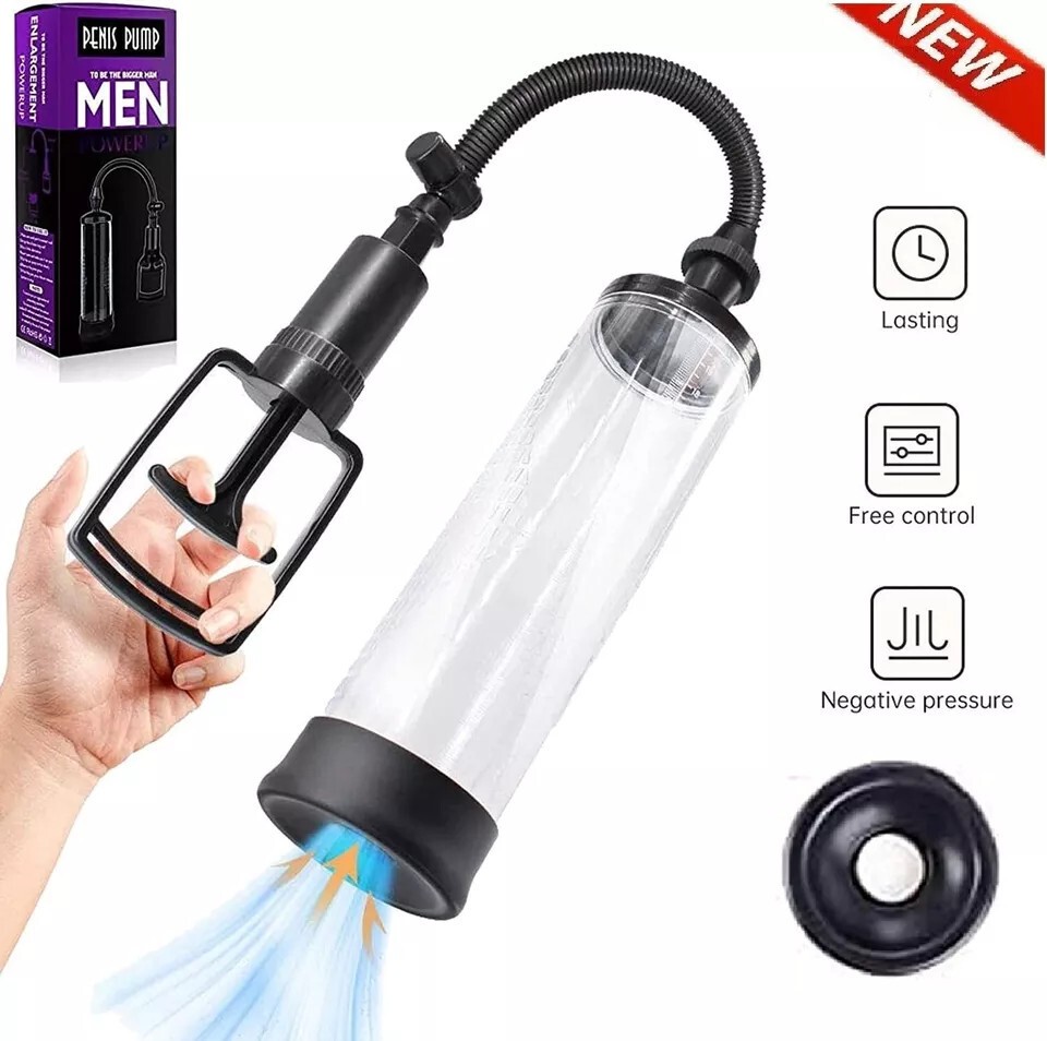Vacuum Penis Pump for Male ED Enhancement Erectile Enlargement Penis Enlarger BG