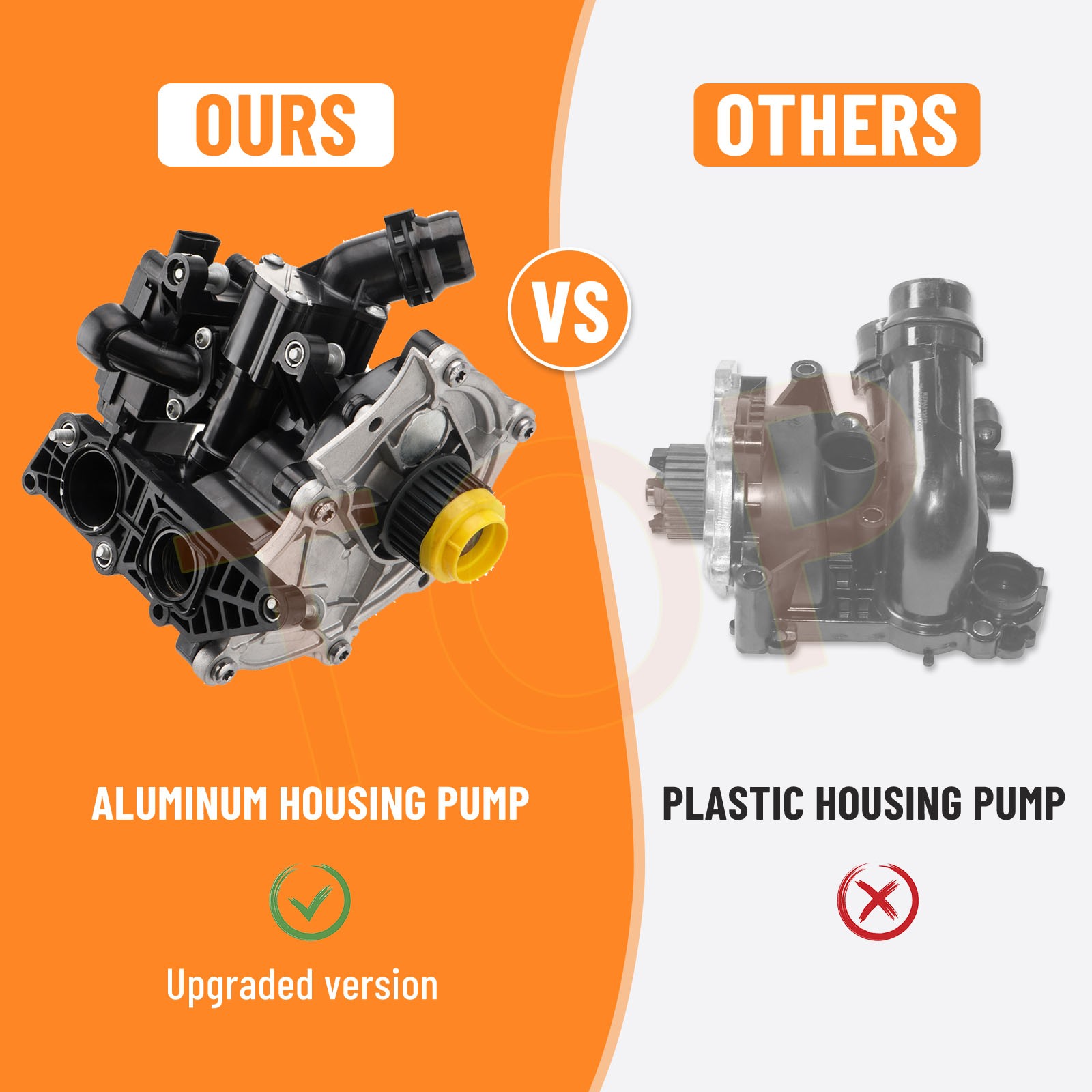 Engine Water Pump 06L121111H For A4 A3 TT VW Tiguan Jetta Golf GTI Beetle 2.0T