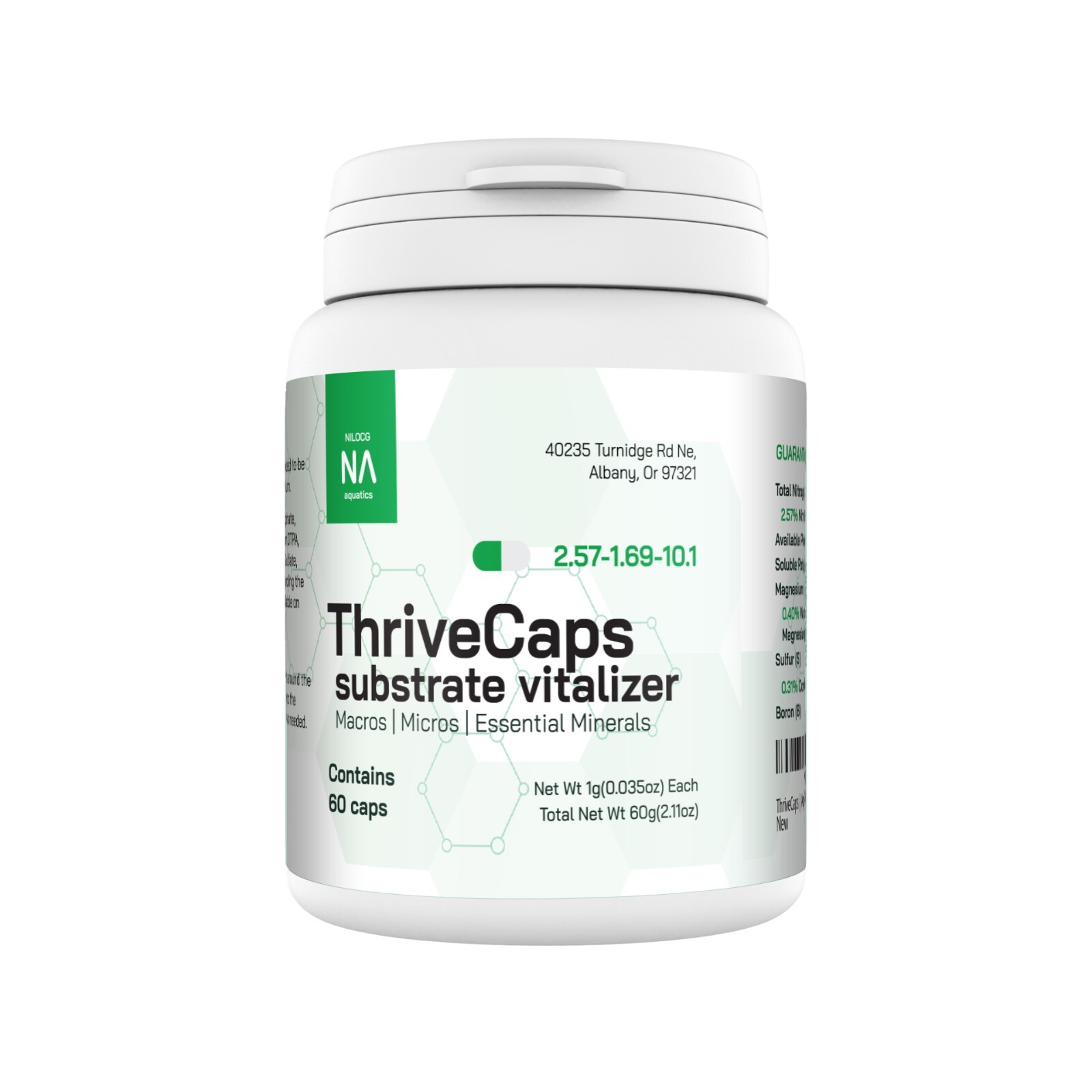 ThriveCaps | Aquarium Root Tab/Caps | NA Premium Root Caps 60 Count(1 Gram Each)