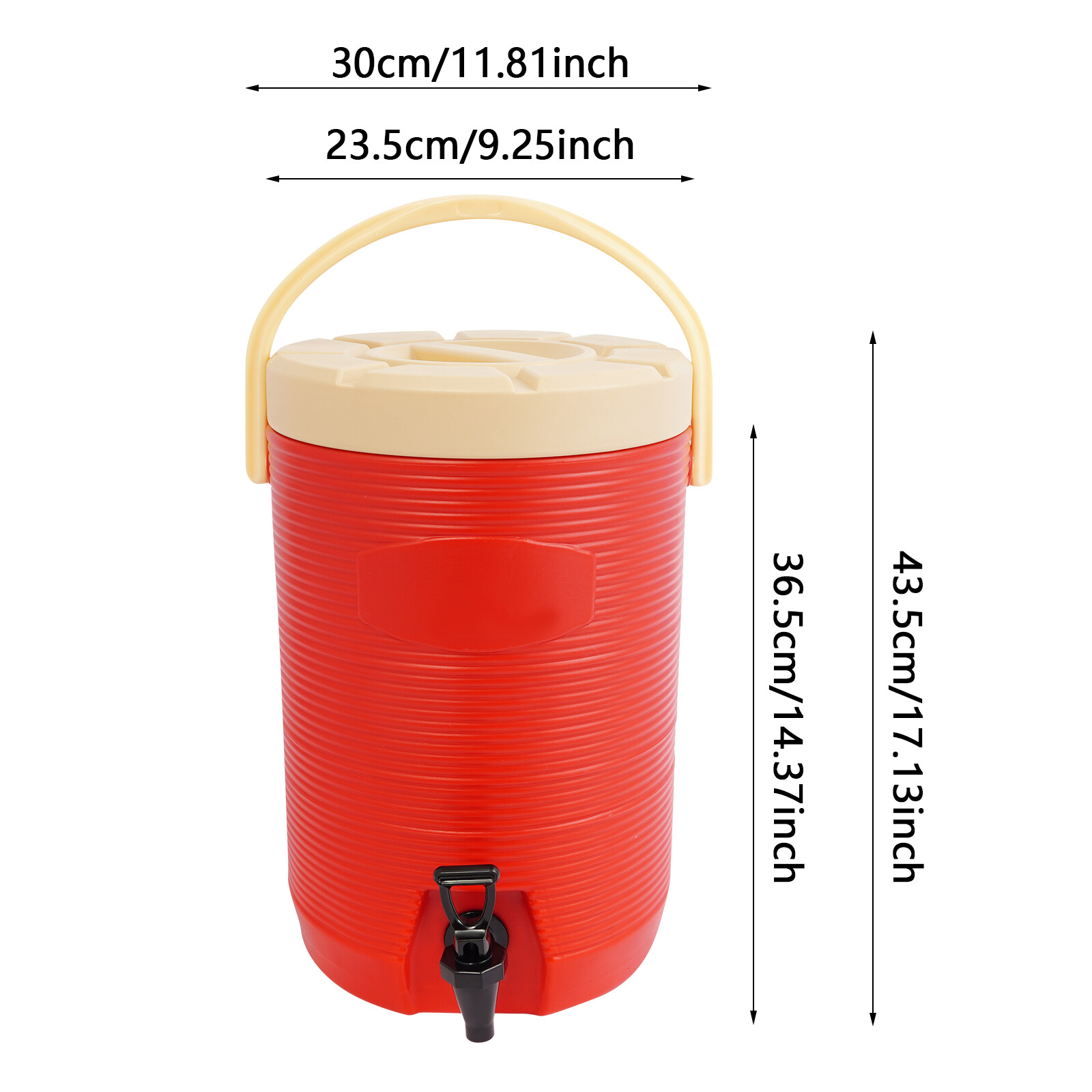 Stainless Steel Insulated Beverage Dispenser, Insulated Beverage Container 17L