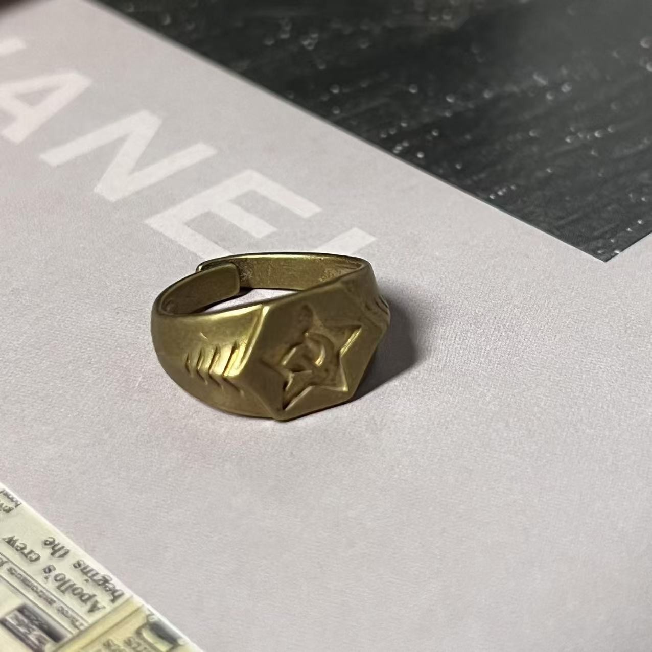 Communist " Hammer and Sickle" ring