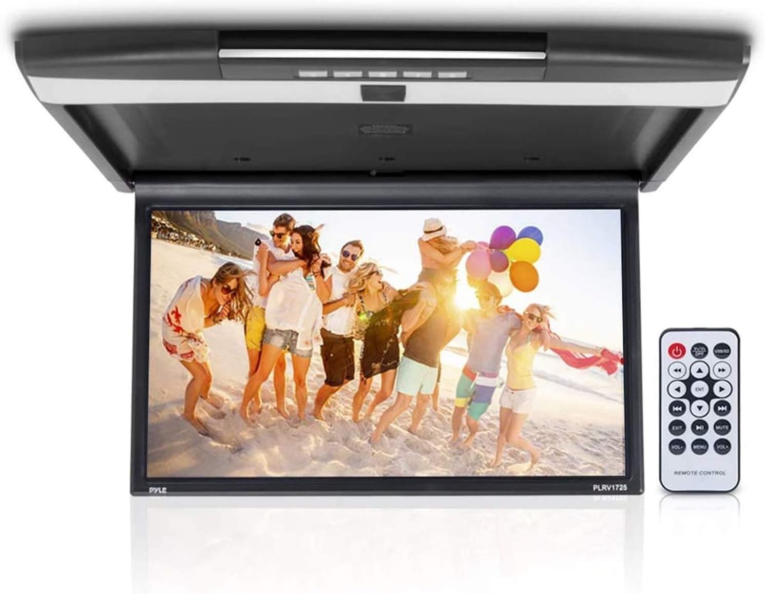 Pyle Car Overhead Monitor Screen Display - 17.3" LCD w/ 1080p Support