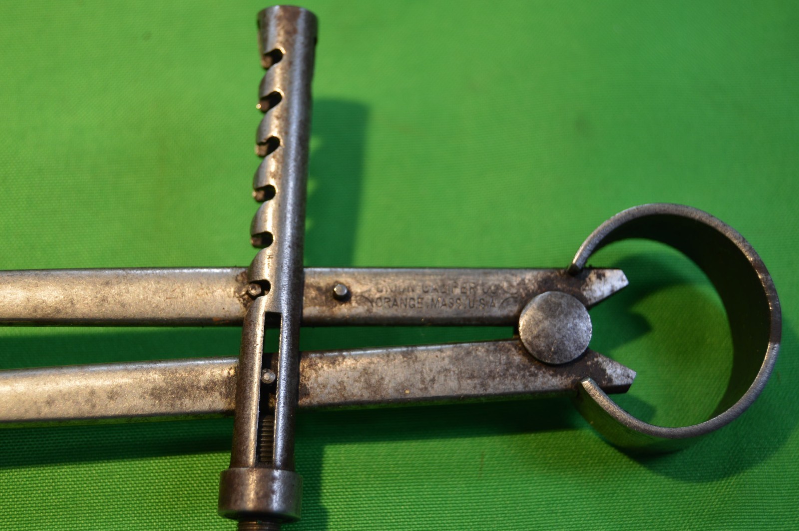 Vintage Union Caliper,Spring Loaded Screw Adjustment,Rare Machinist Tool,USA,Y