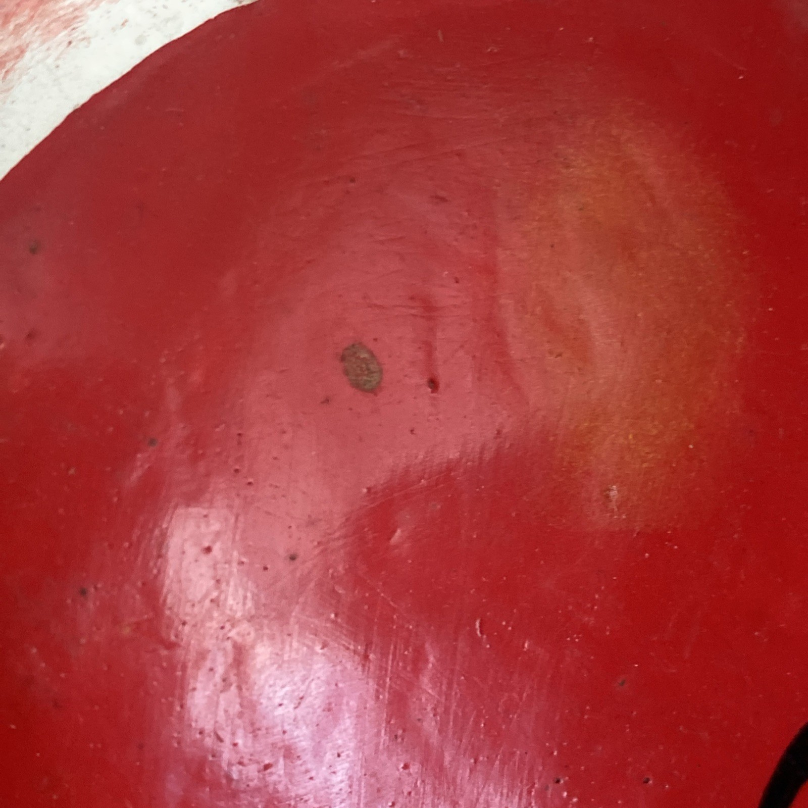 Mexican Coconut Folk Art Mask Anthropomorphic Fruit Tomato? Vintage