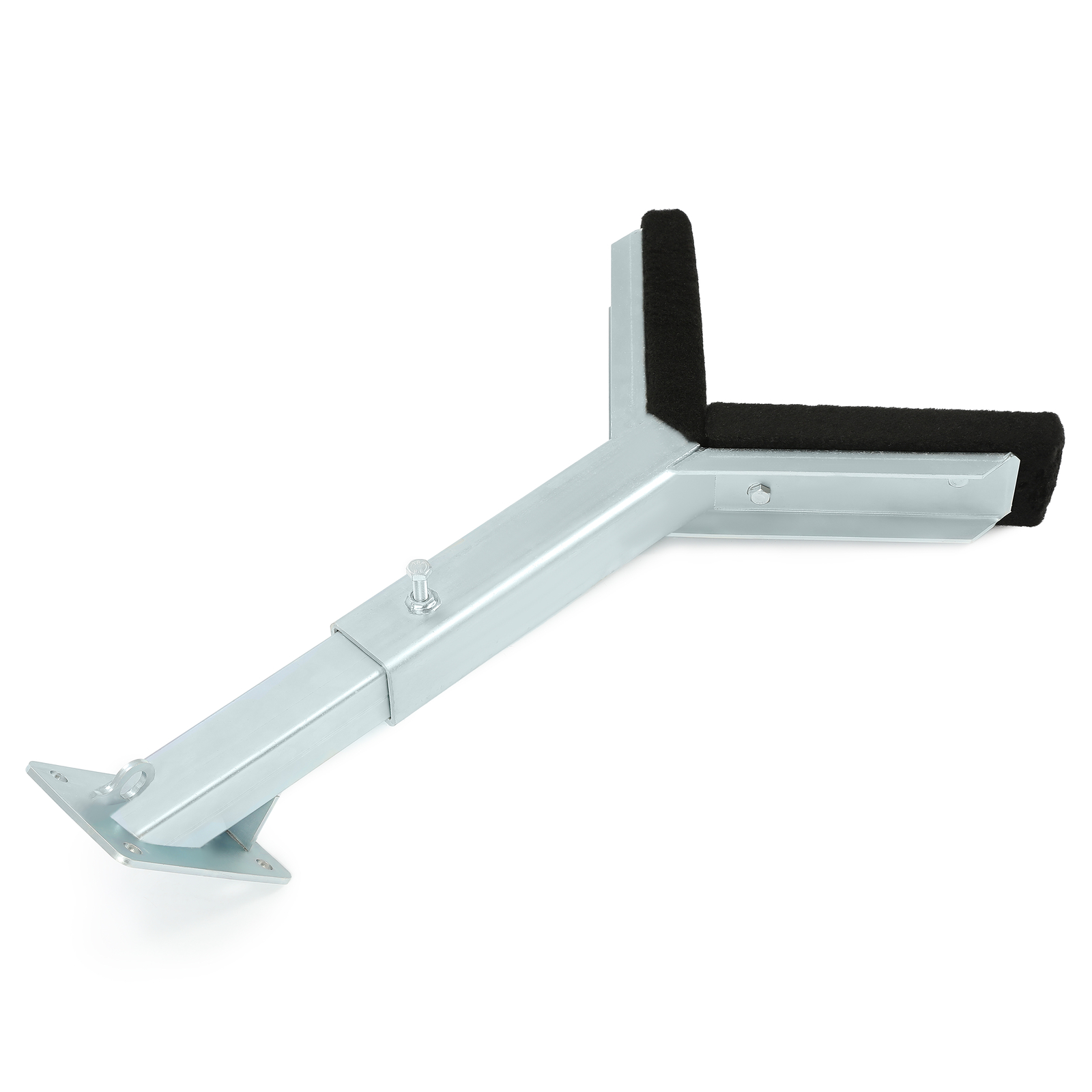 Adjustable Bow Rest Catcher Assembly For Boat Trailer Zinc-Plated Post Carpeted