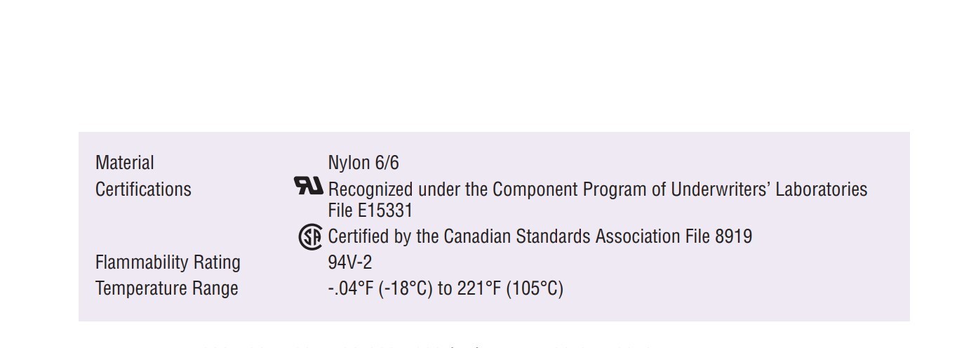 QTY10 HEYCO 1074 STRAIN RELIEF SR-3A-4 BLK 7/16" FLAT CABLE 18/2 AWG LAMP CORD