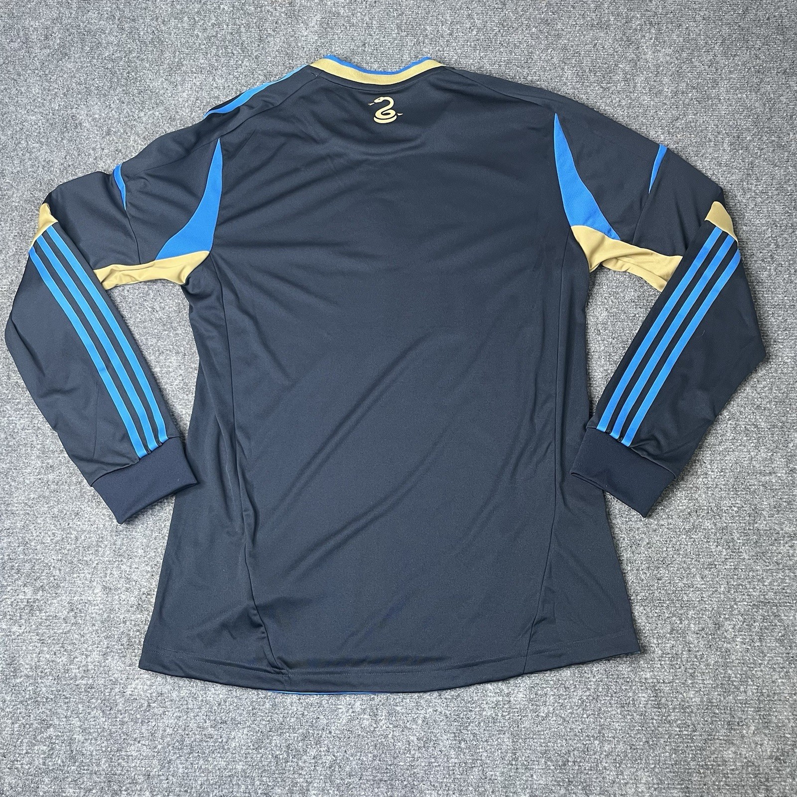 Adidas Philadelphia Union Soccer Football Jersey MLS Mens L Long Sleeve