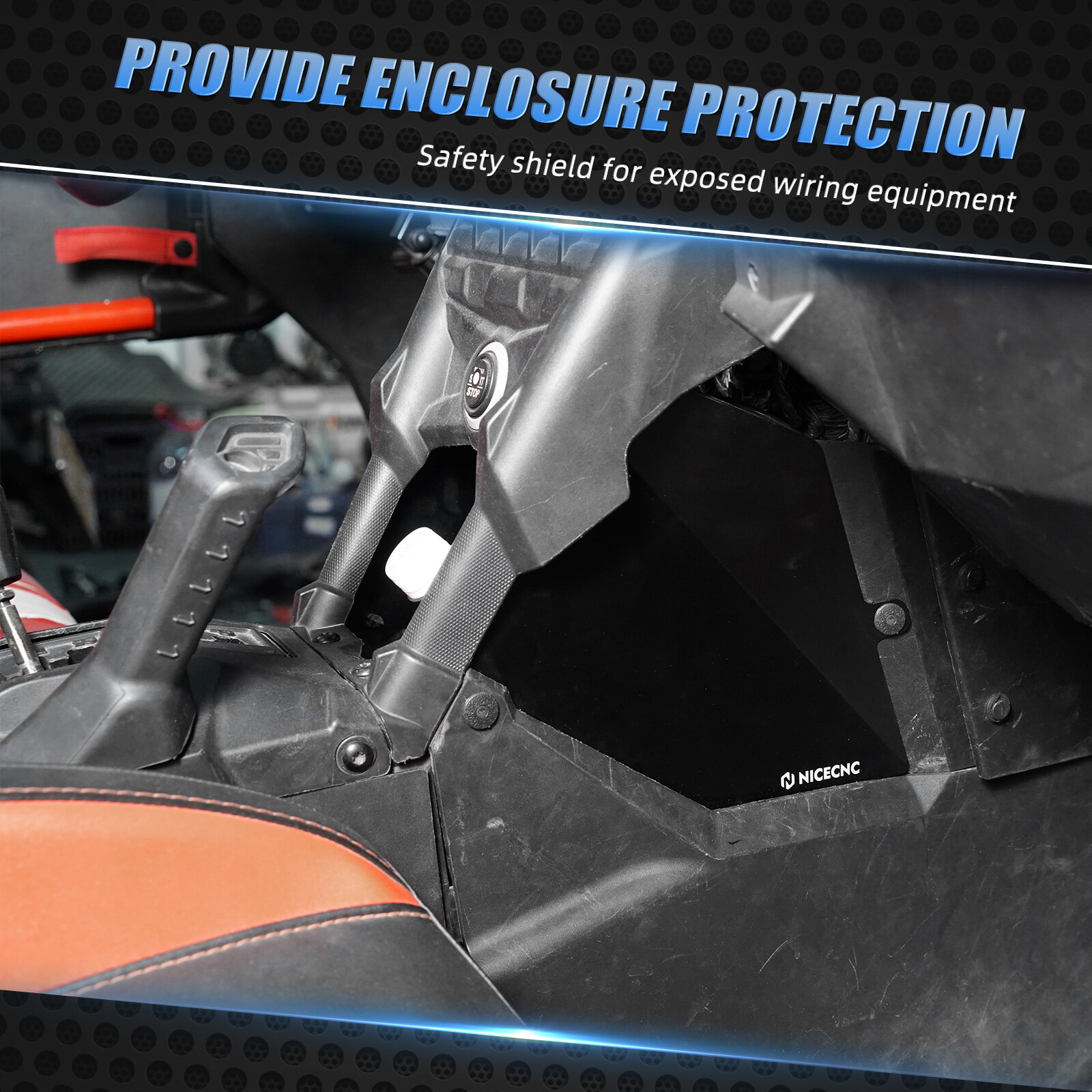 For Can-Am Maverick X3 Turbo Glove Box Panels Aluminium Alloy 2017-2021 1PAIR