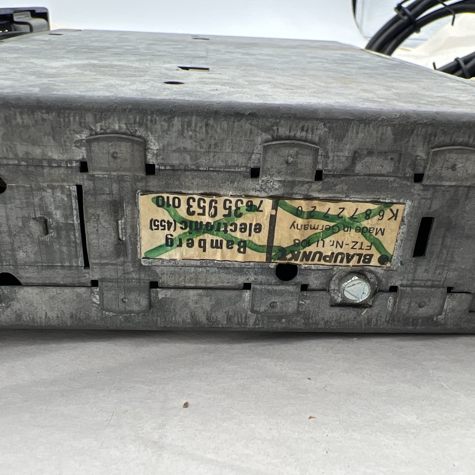 Blaupunkt Bamberg Stereo Radio Cassette 1975-1977 Porsche 911 930 Vintage