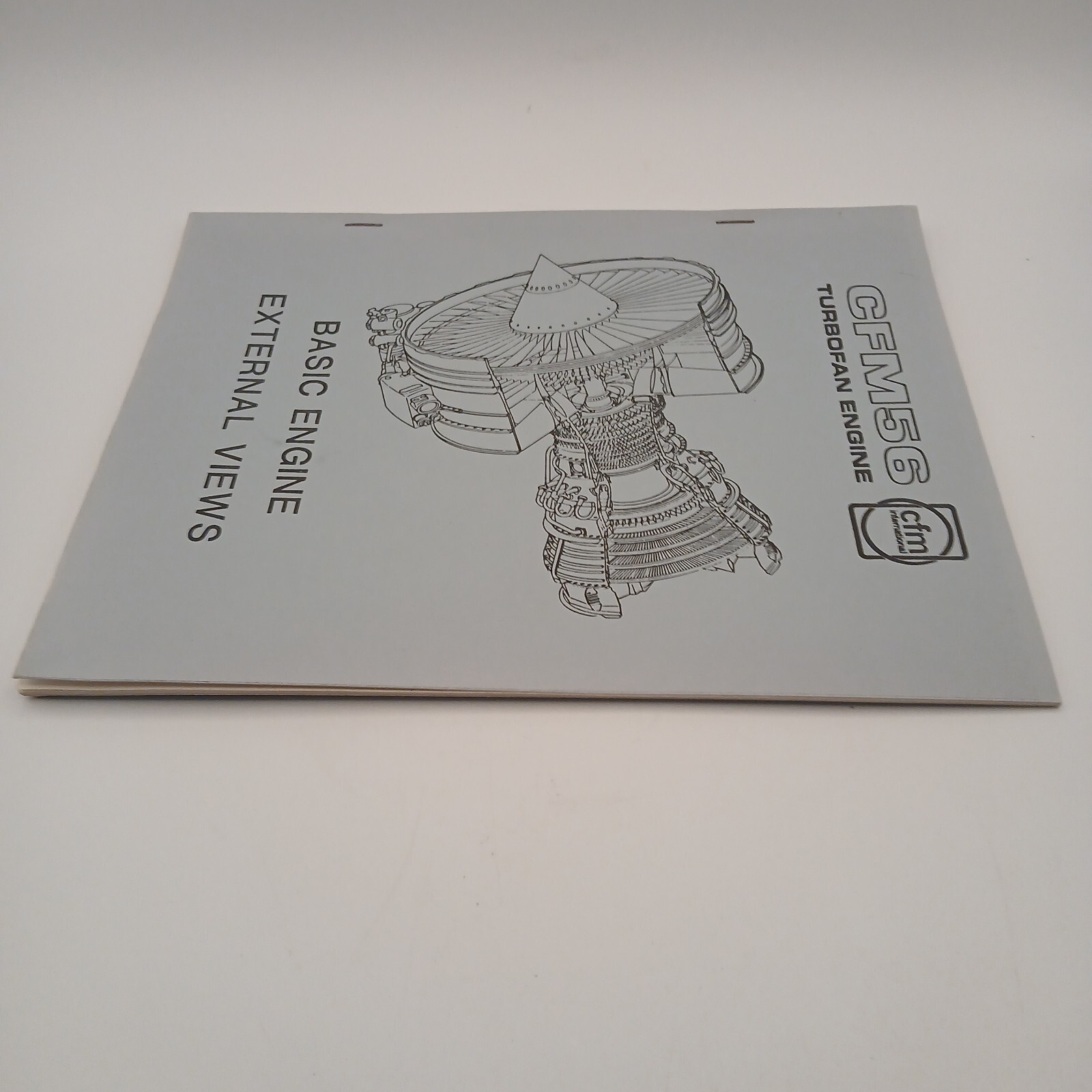 Vintage CFM International CFM56 Turbofan Basic Engine External Views Manual Book