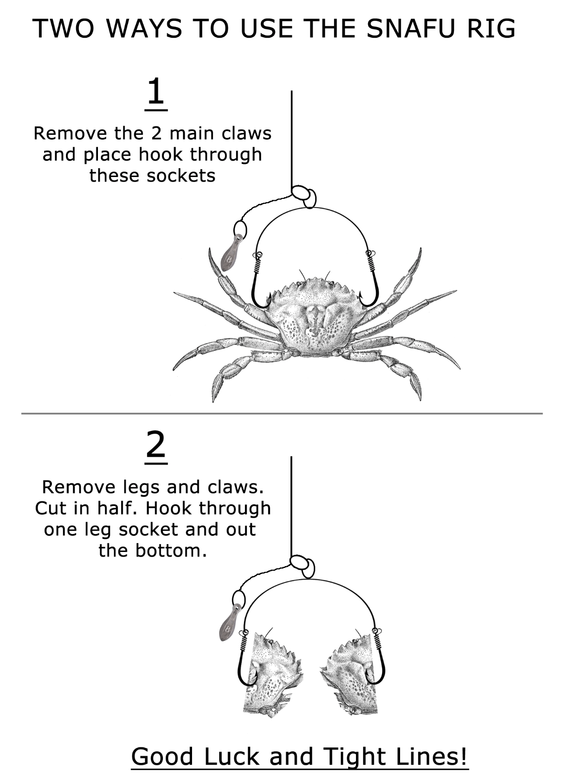Blackfish Tautog rig. Fluorocarbon Leader. Hard to Find Rig!