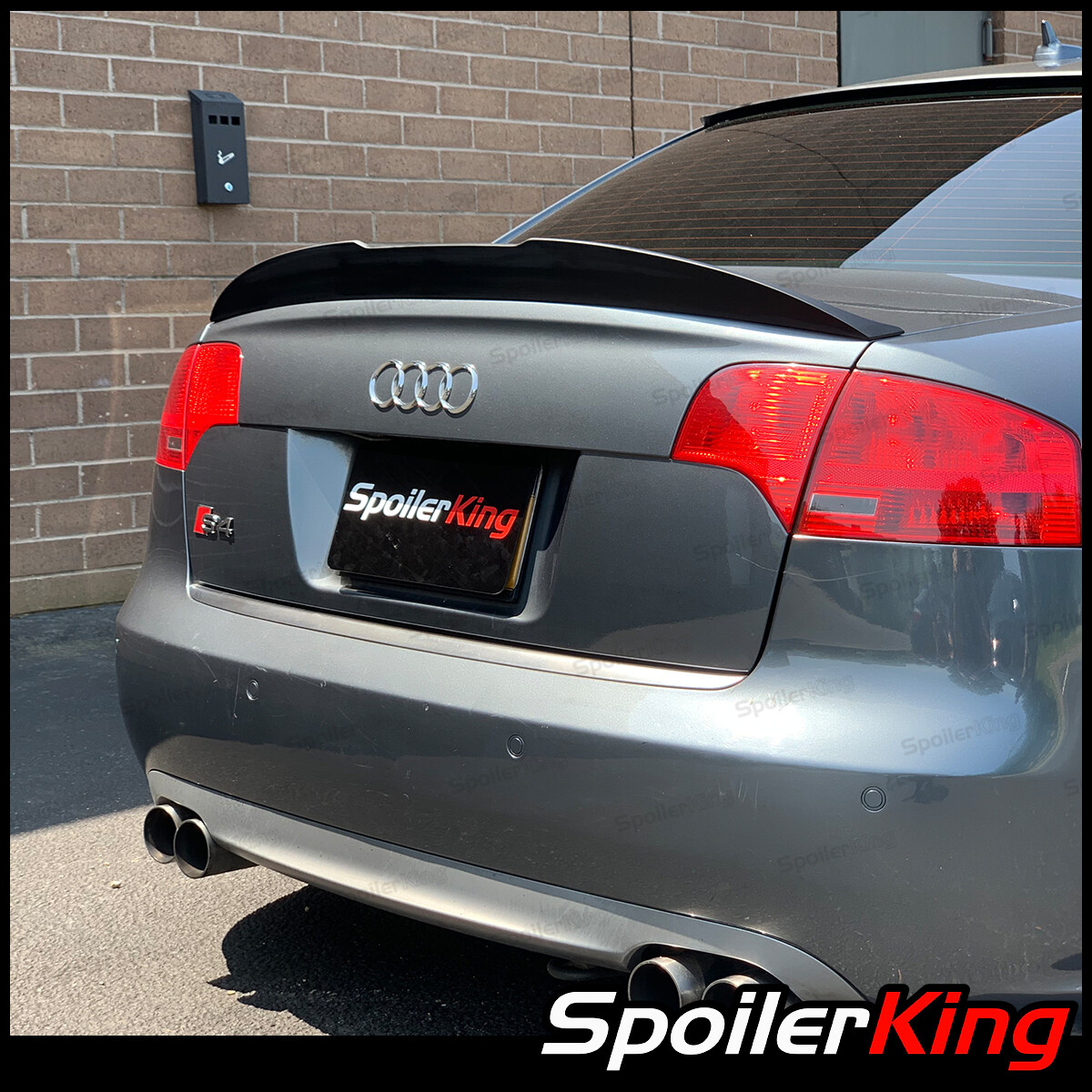 SpoilerKing 380KC Universal 30"- 55" Custom Rear Polyurethane Trunk Spoiler Wing