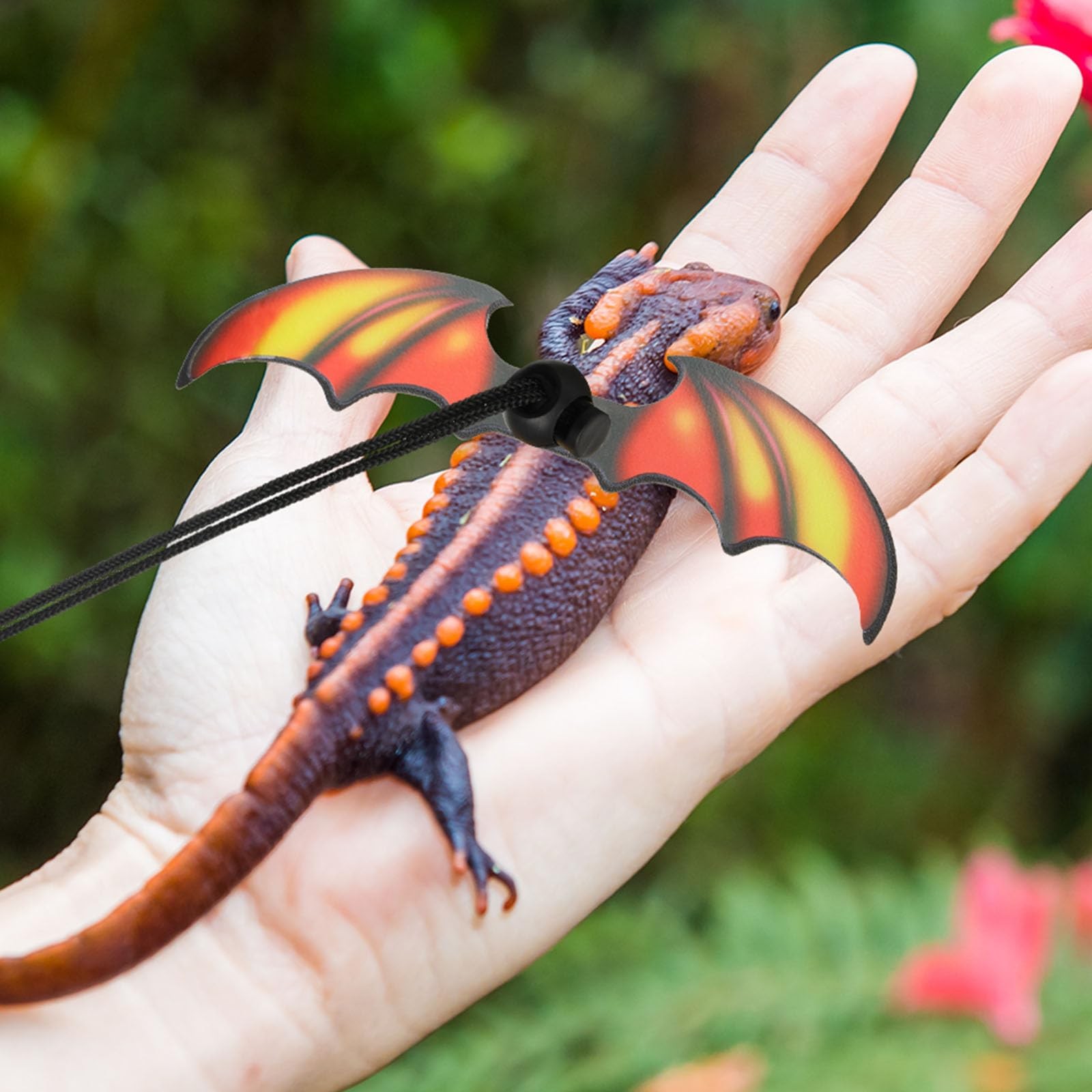 Bearded Dragon Leash and Harness Set 3 Size Pack Adjustable Cool Leather Lizard