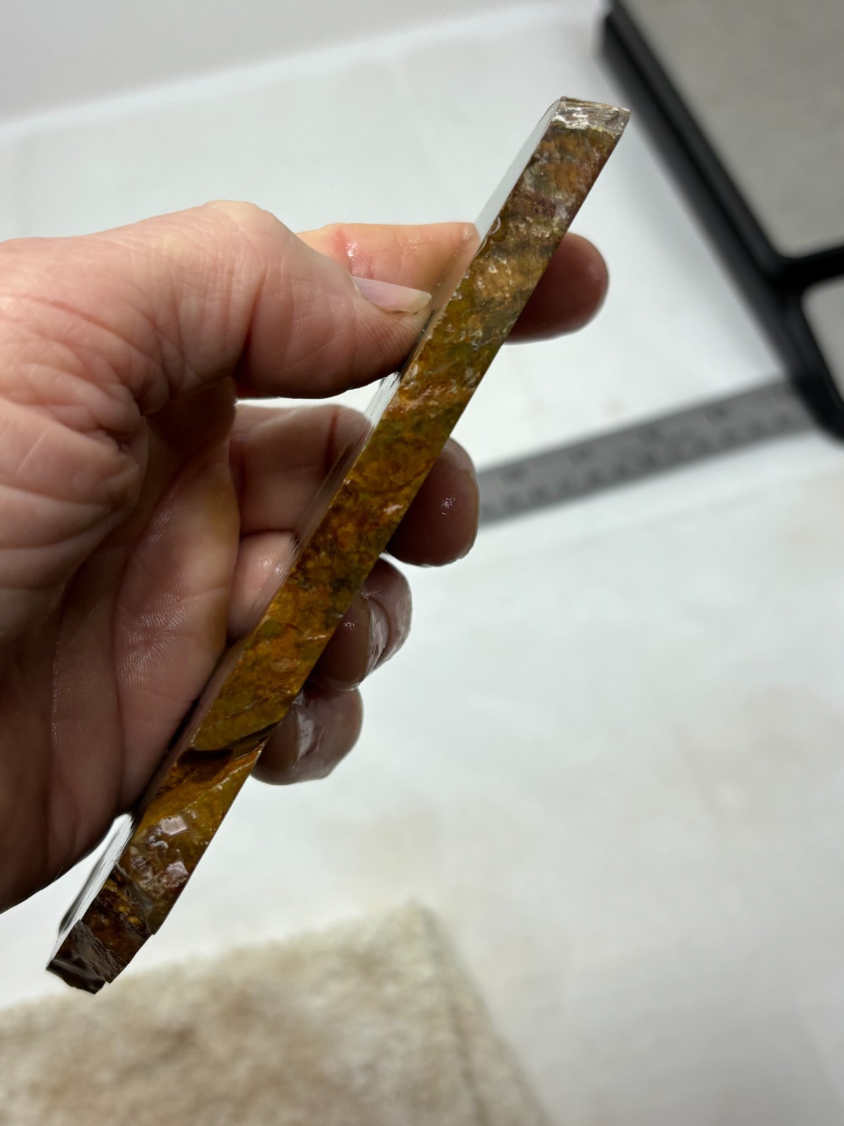 Gary Green Caldera Freedom Jasper Slab Cabbing Lapidary Combo Ship Avail