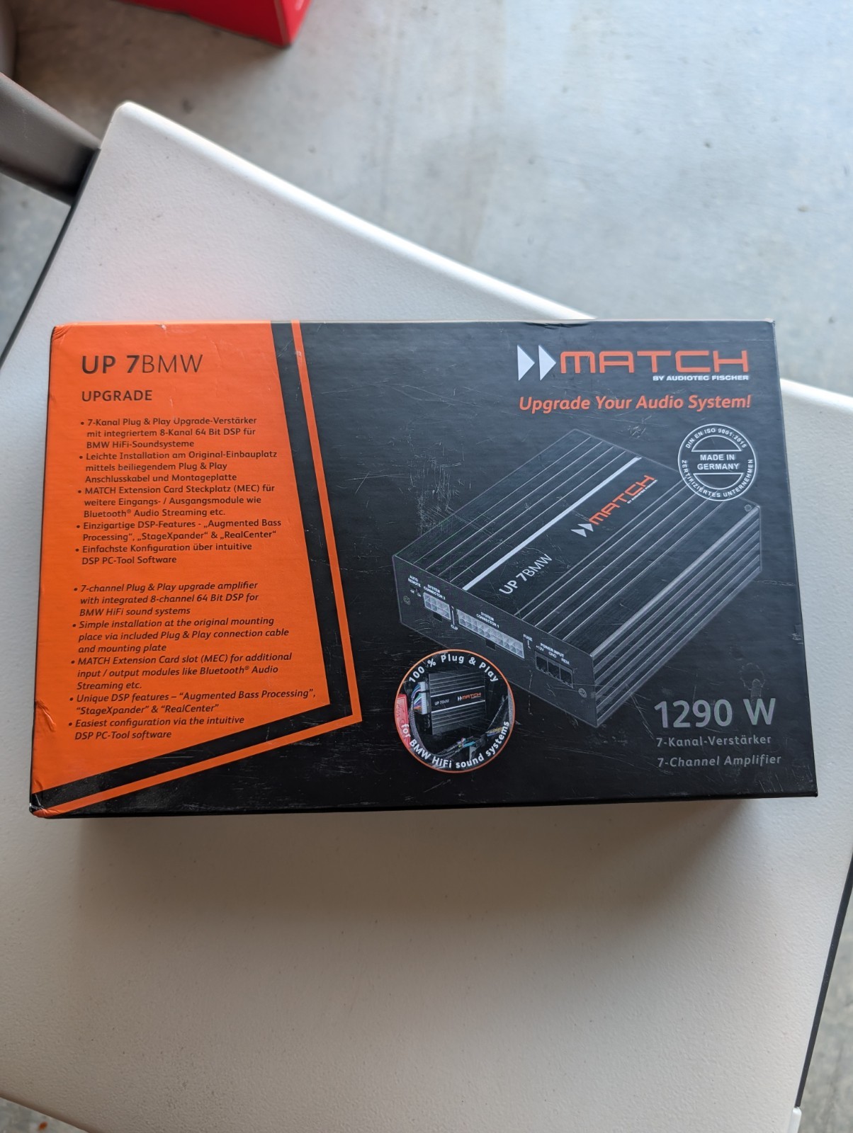 Audiotec Fischer MATCH UP 7BMW – Excellent Condition – Complete Original Set