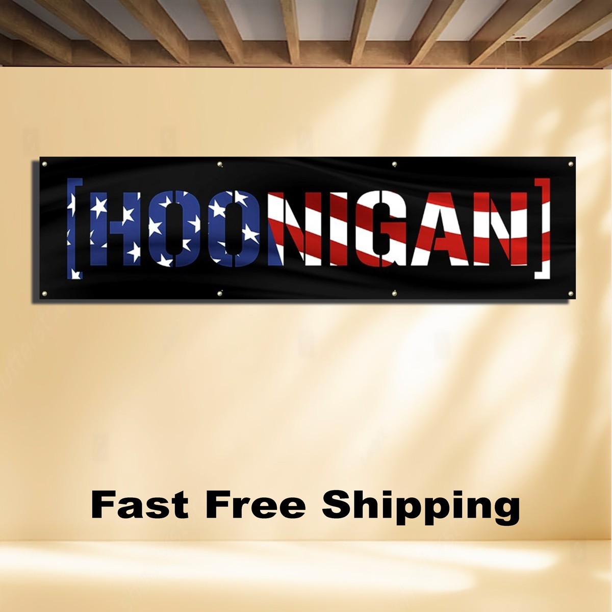 HOONIGAN 2'X8' BANNER FLAG