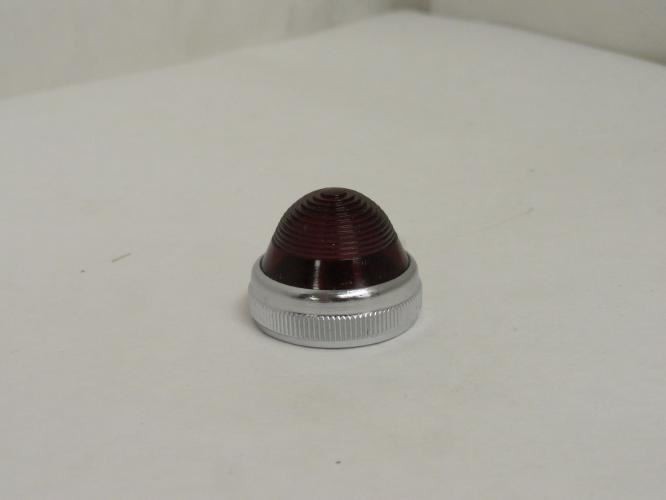 180928 New-No Box; Dialight 080-0531-303 Incandescent Panel Mount Lens; Red
