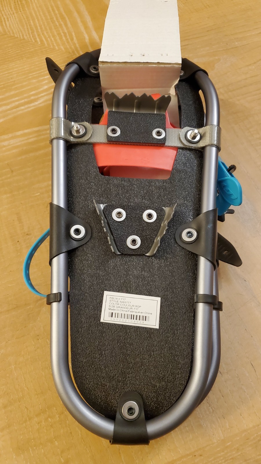 Louis Garneau Felix II 717 Children's Snowshoes 30-80lbs Black/Red