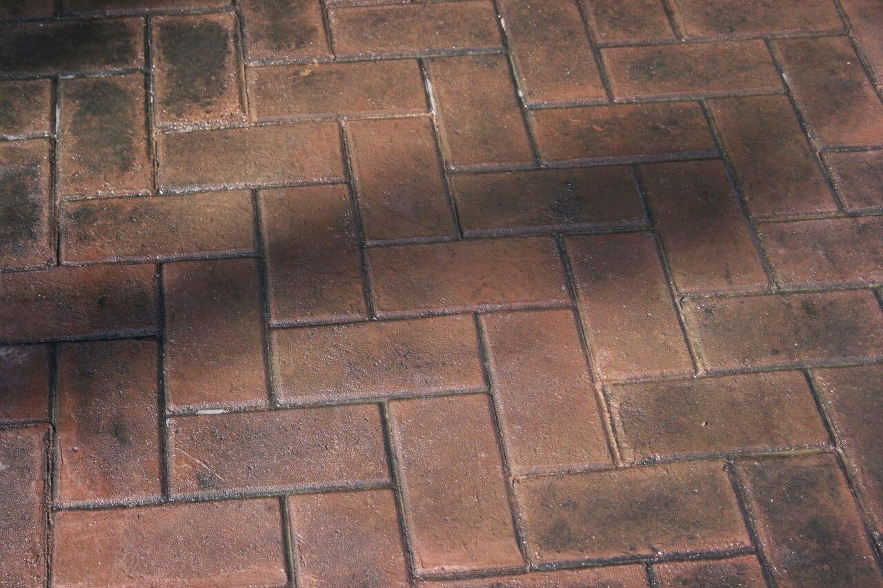 Herringbone Paver Concrete Stamp Single by Walttools (Rigid)