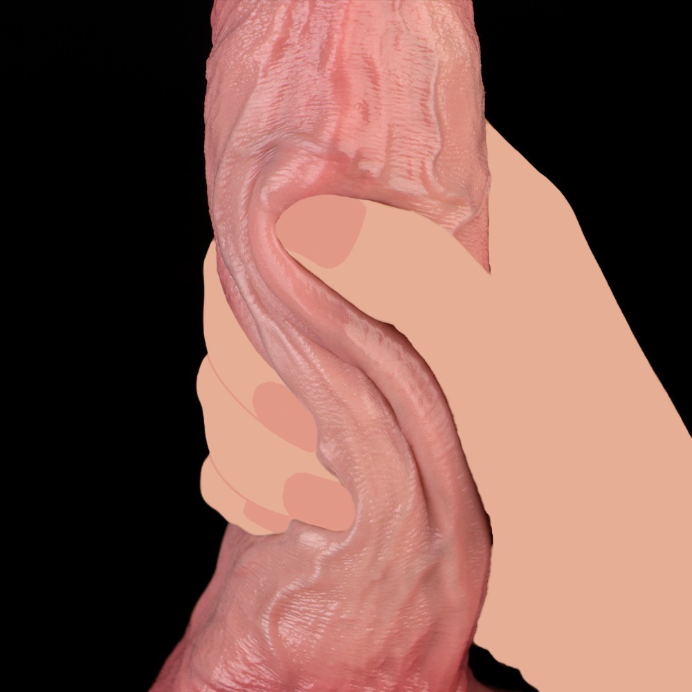 Liquid Silicone Realistic Huge Dildo Cock Suction Cup Women Sex Toys Thick Dong