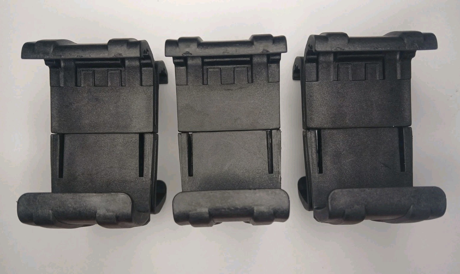 3-Pack Mag Coupler Link - Matte Black Deburred - Snag-Free for 5.56 / .223