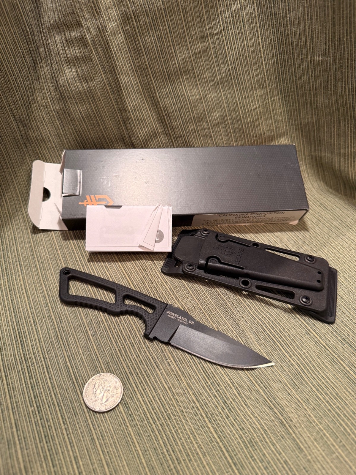 Gerber Ghost Strike Discontinued Tactical/Boot Knife Made In USA Ghoststrike