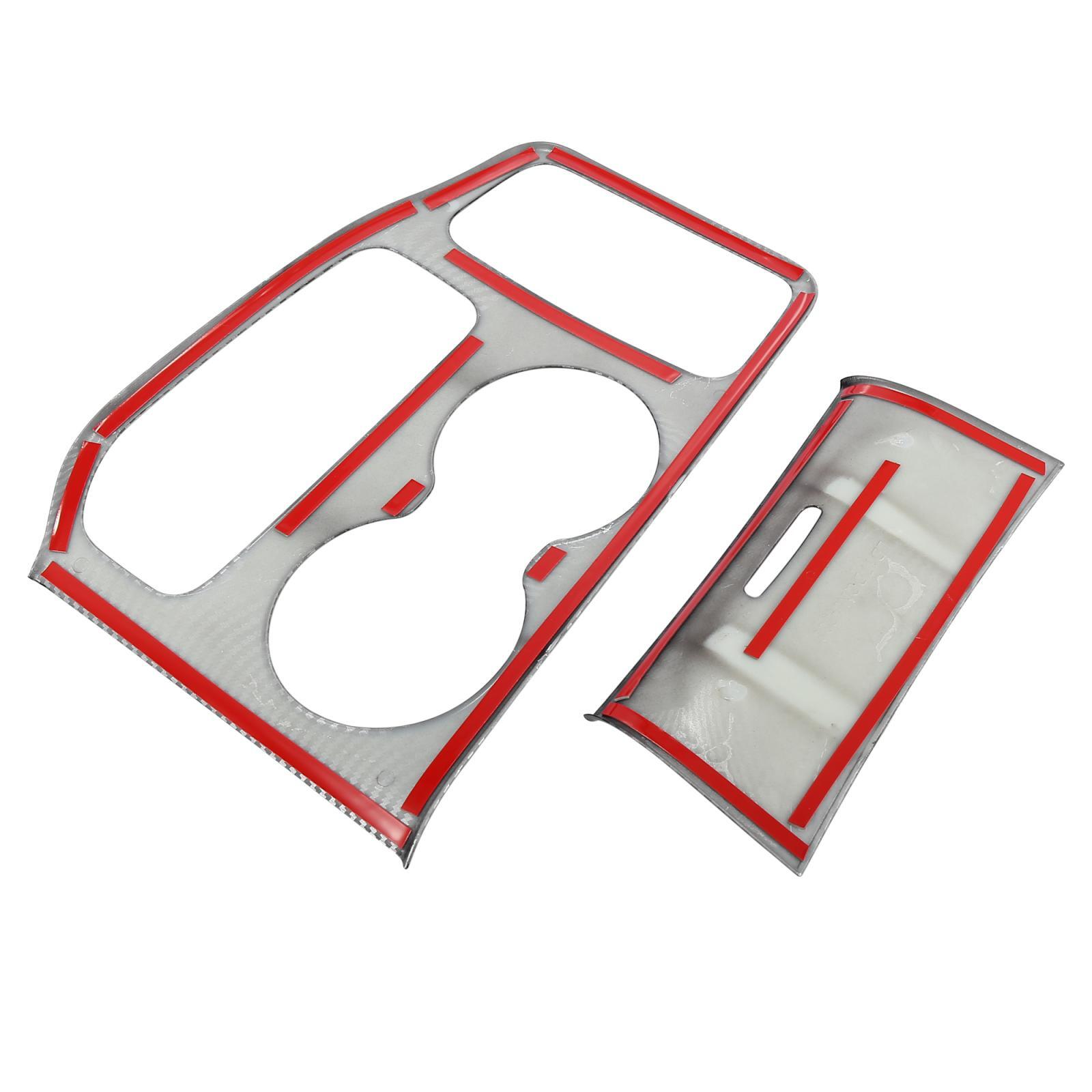 Center Gear Shift Panel Cover Carbon Fiber Pattern for Jeep Grand Cherokee 16-21