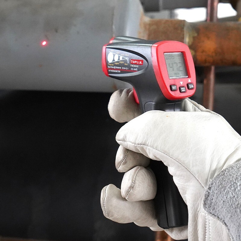 Infrared IR Digital Thermometer Non-contact Temperature Gun 400°C Toplia TM300S